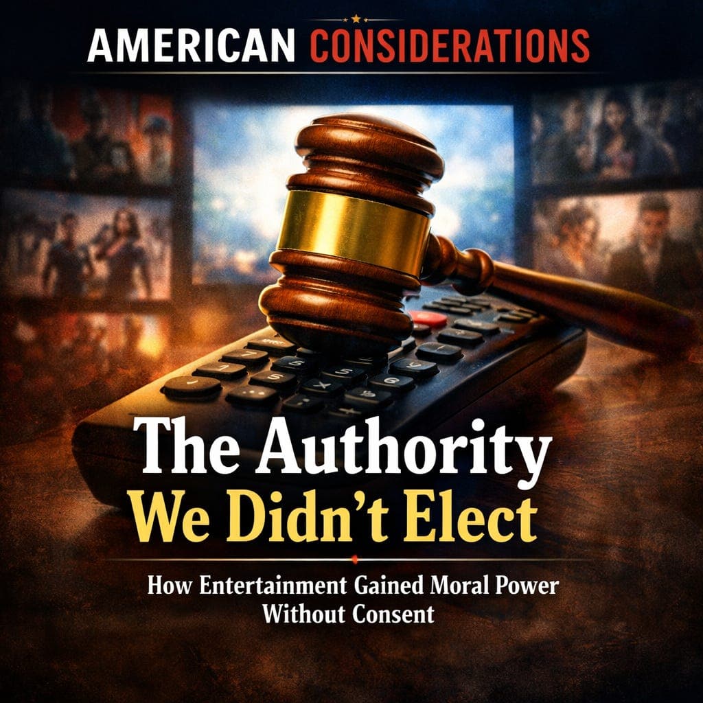 The Authority We Didn’t Elect - American Considerations: A Commentary On American Culture, Heritage, And History cover