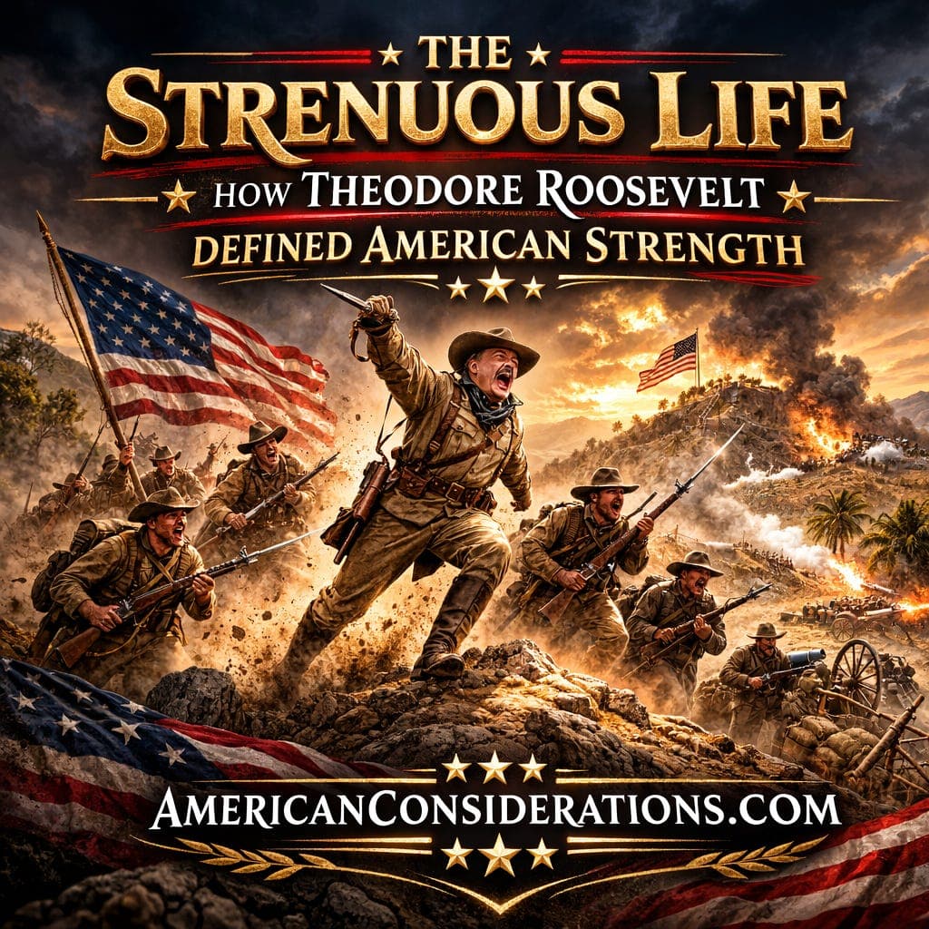 The Strenuous Life - American Considerations: A Commentary On American Culture, Heritage, And History cover