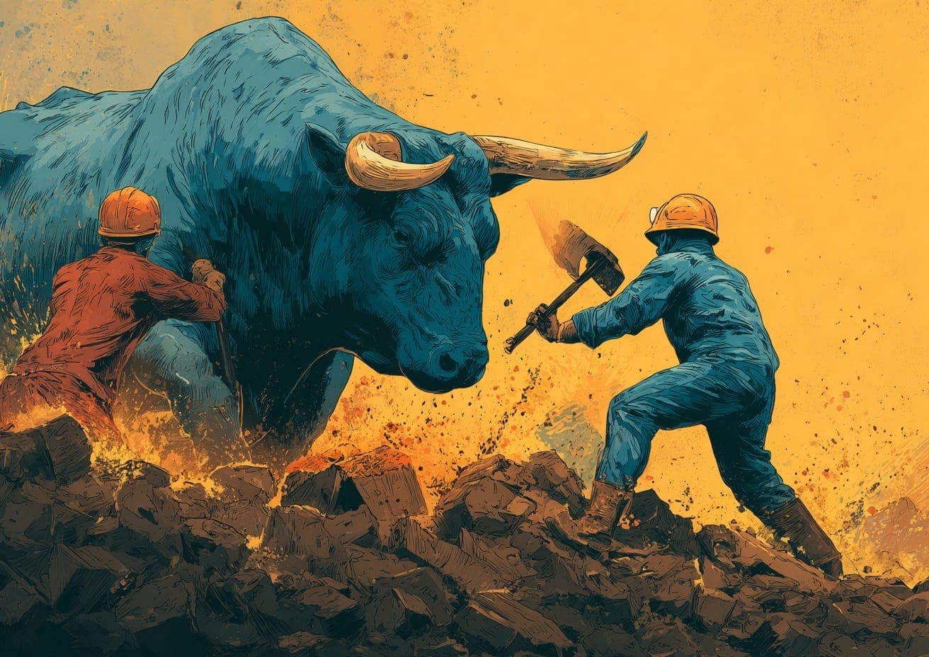 The Problem with Mining Bull Markets - The Flying Frisby - money, markets and more cover
