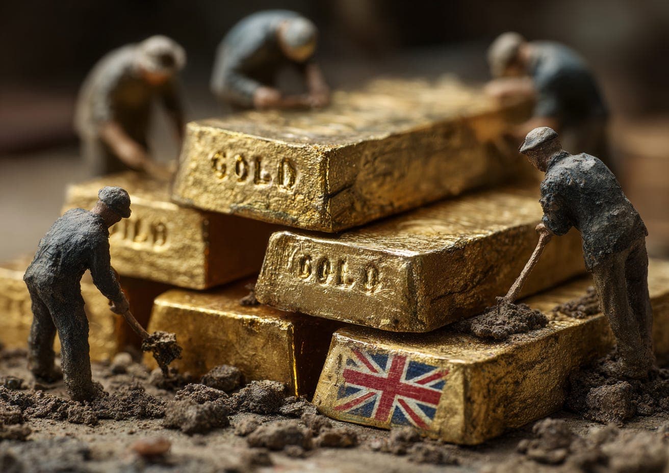 Gold Waits While Britain Cracks — The Flying Frisby - money, markets and more cover
