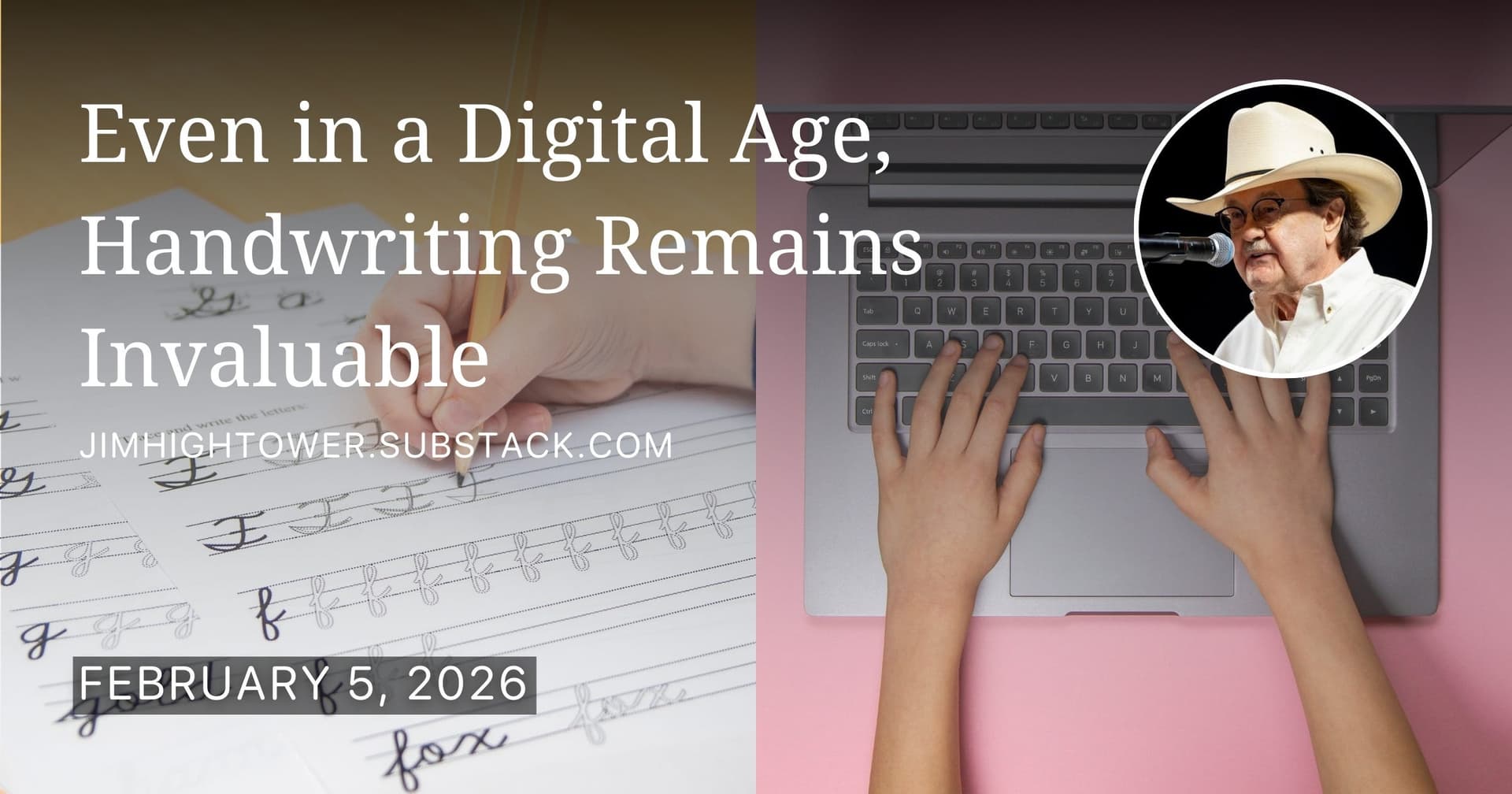 Even in a Digital Age, Handwriting Remains Invaluable - Jim Hightower's Radio Lowdown cover