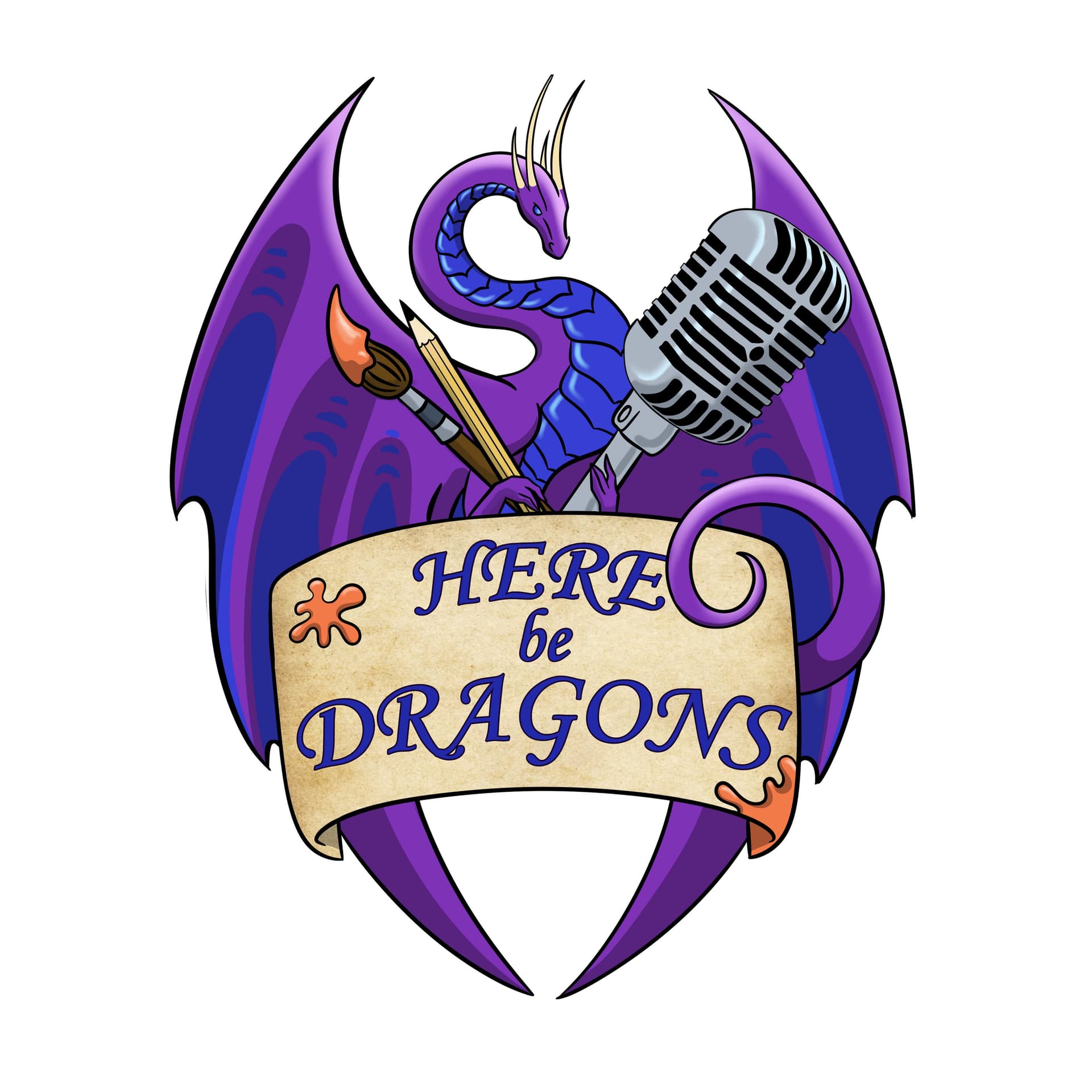 Here be Dragons ep. 010 — Here be Dragons Artcast cover