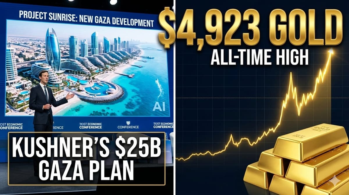 Kushner's Master Plan on Gaza: Board of Peace & Gold Smashes $4900 - Lift the Veil cover