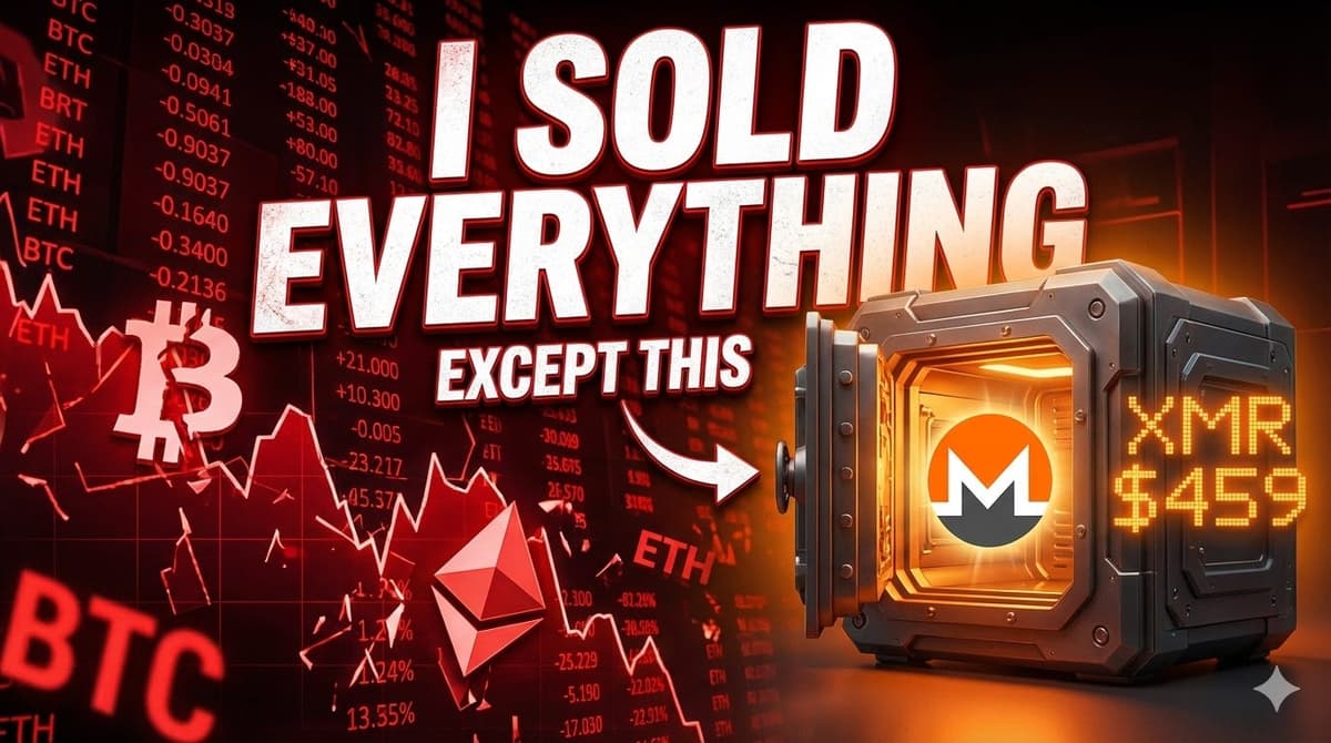 Why I Sold Everything (Except Monero) Before Crypto Crash - Lift the Veil cover