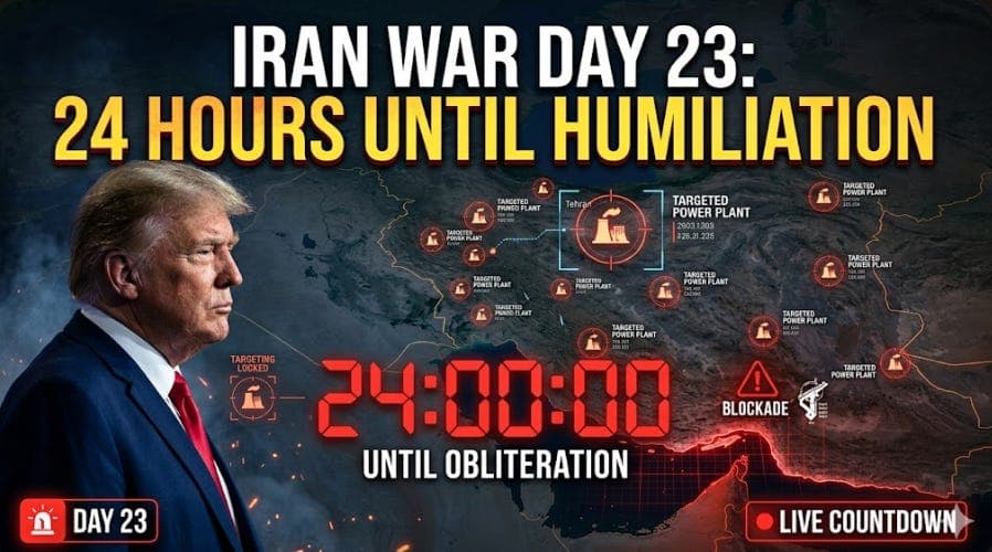 Iran War Day 23: 24 Hours Until Humiliation - Lift the Veil cover