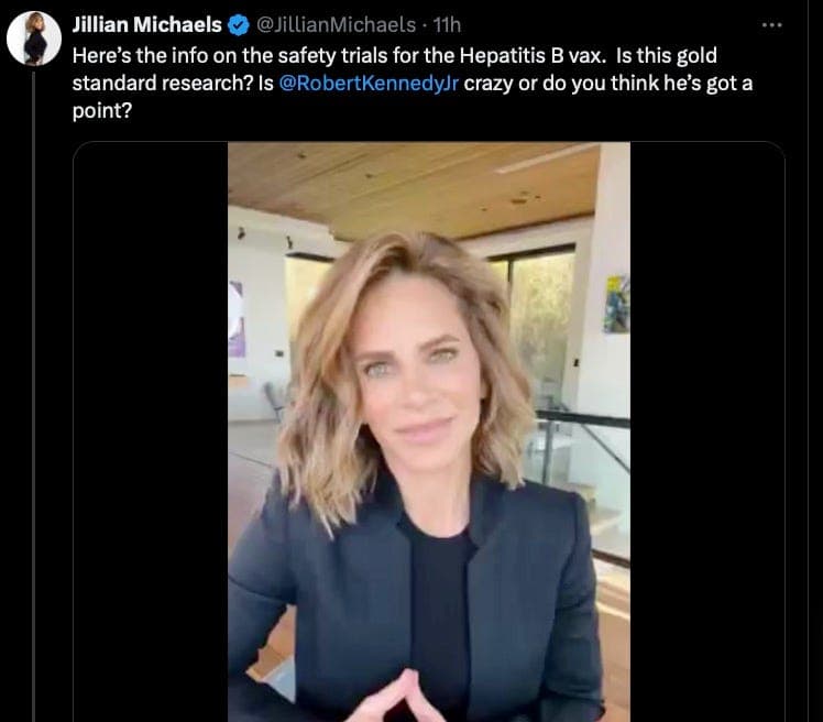 Jillian Michaels Uncovers Shocking Vaccine Testing Practices: Are Our Children Really Protected? - Broken Truth cover