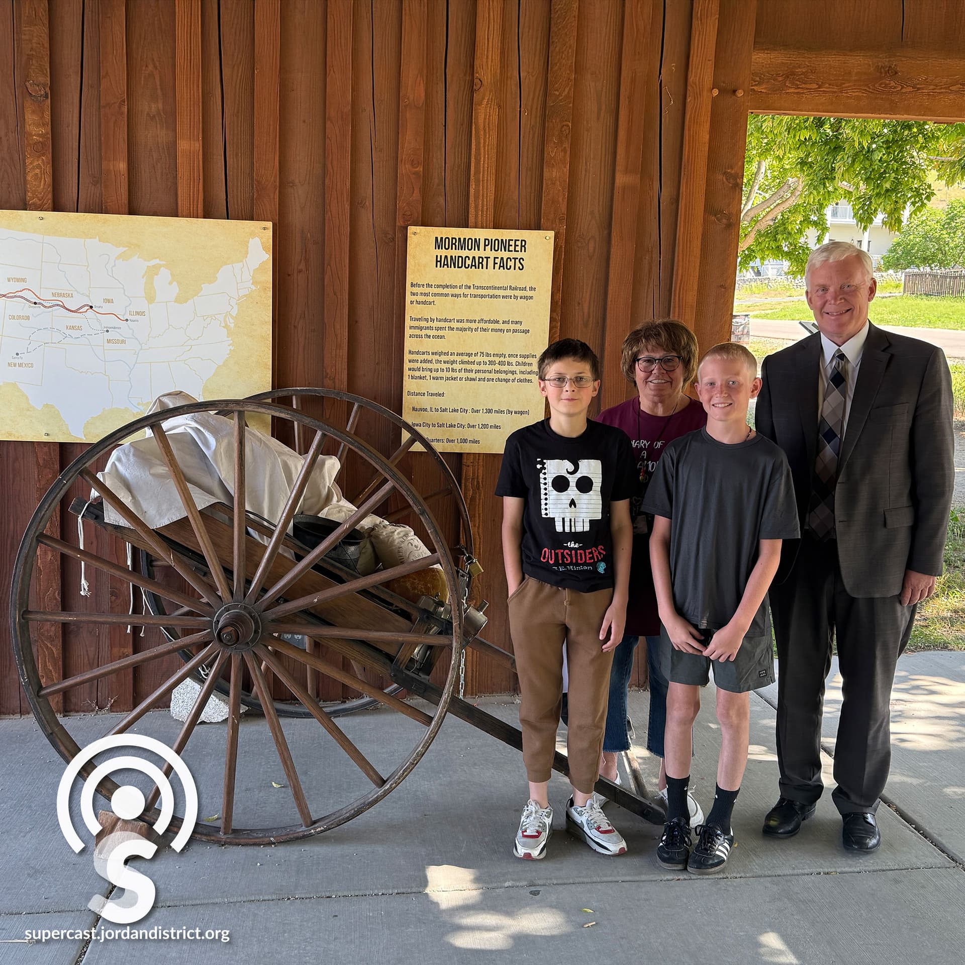 Episode 307: Students Take a Step Back in Time as Utahn’s Celebrate Pioneer Day - Jordan Supercast cover