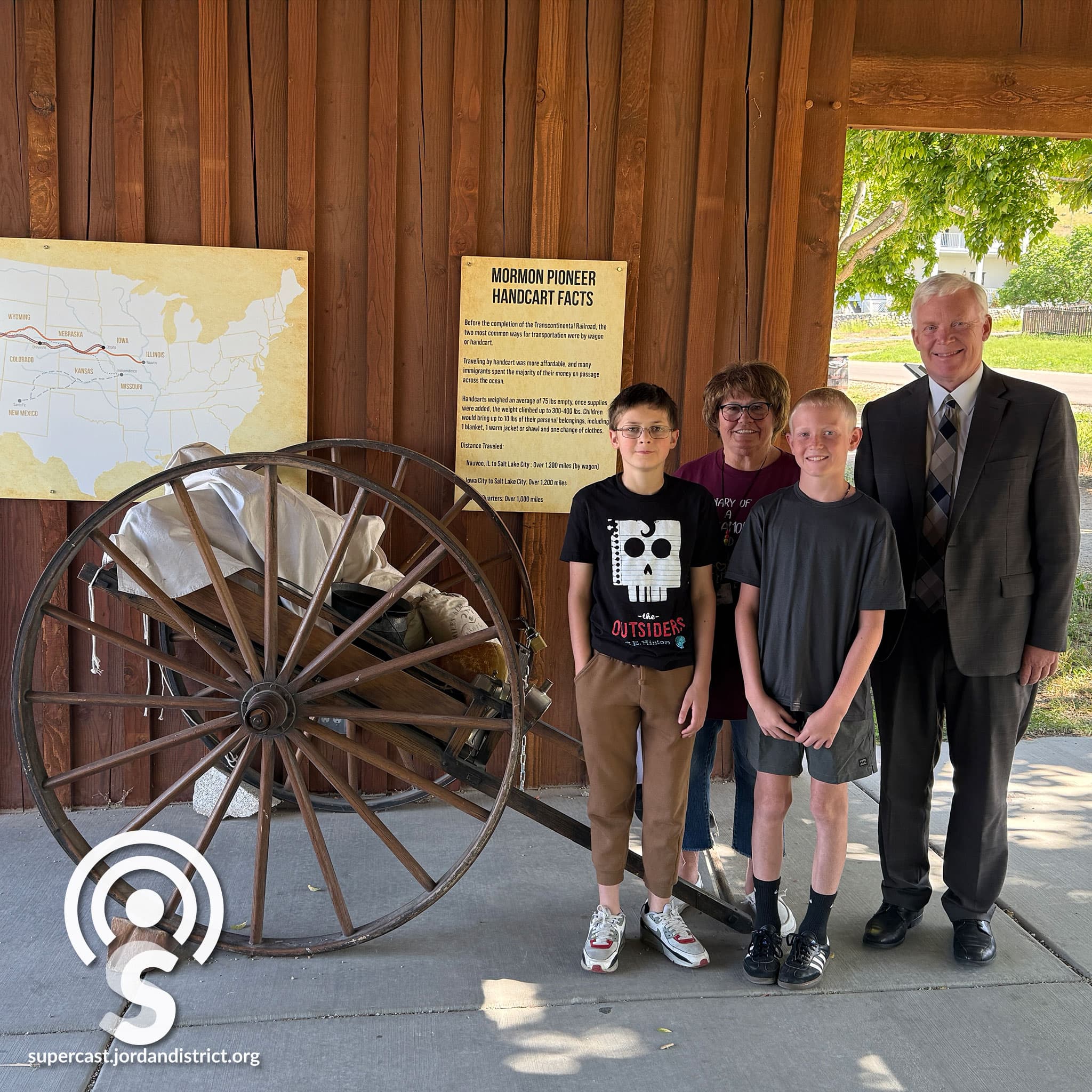 Episode 307: Students Take a Step Back in Time as Utahn’s Celebrate Pioneer Day - Jordan Supercast cover
