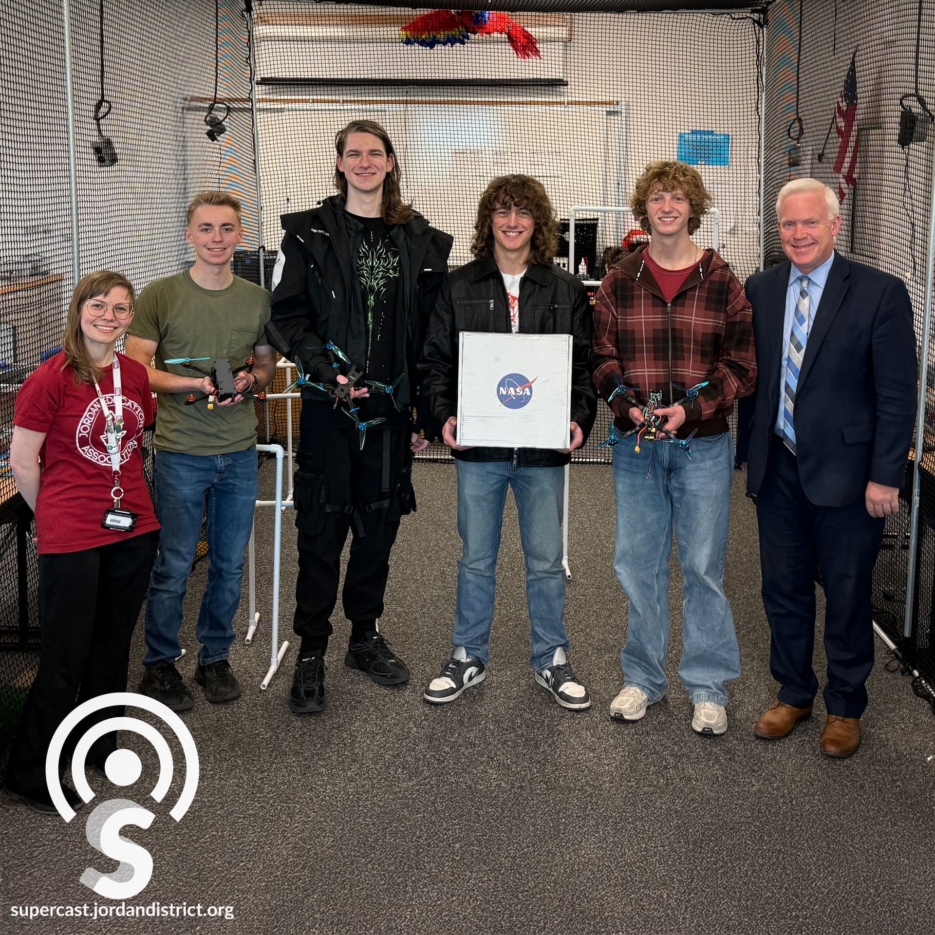 Episode 334: Jordan School District Students to Work with NASA Aerospace Engineers on Exciting Project They Designed - Jordan Supercast cover