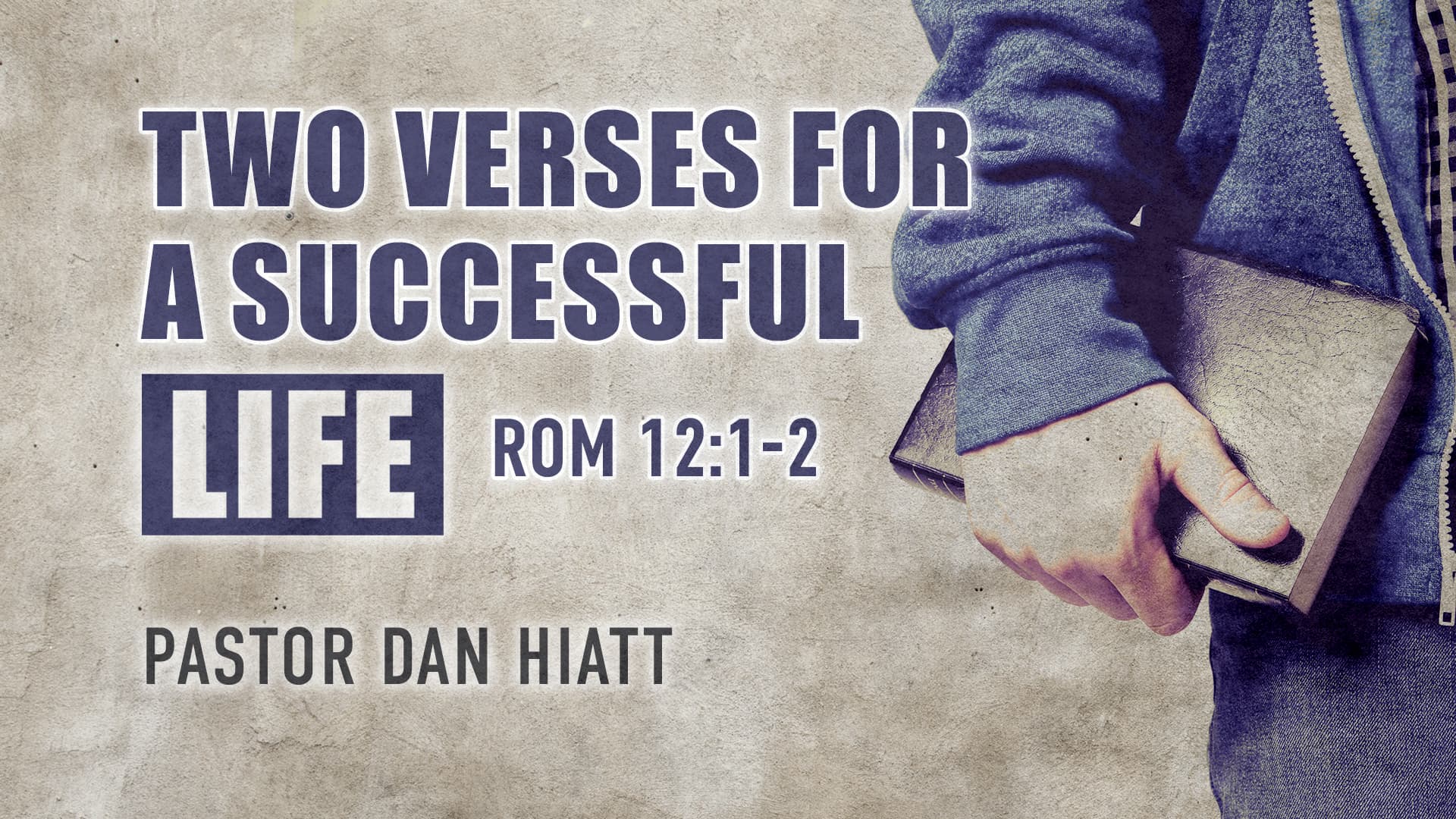 Two Verses for a Successful Life - Wenatchee First Assembly cover