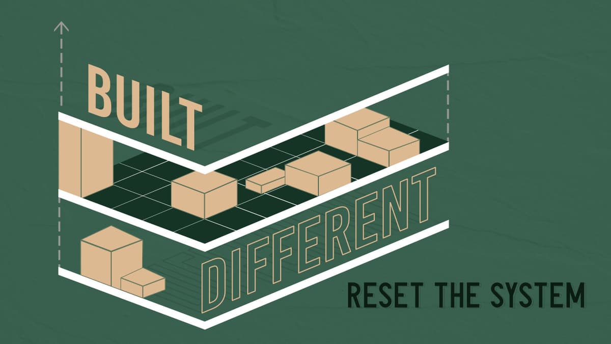 BUILT DIFFERENT // Reset the System - Christ's Legacy cover