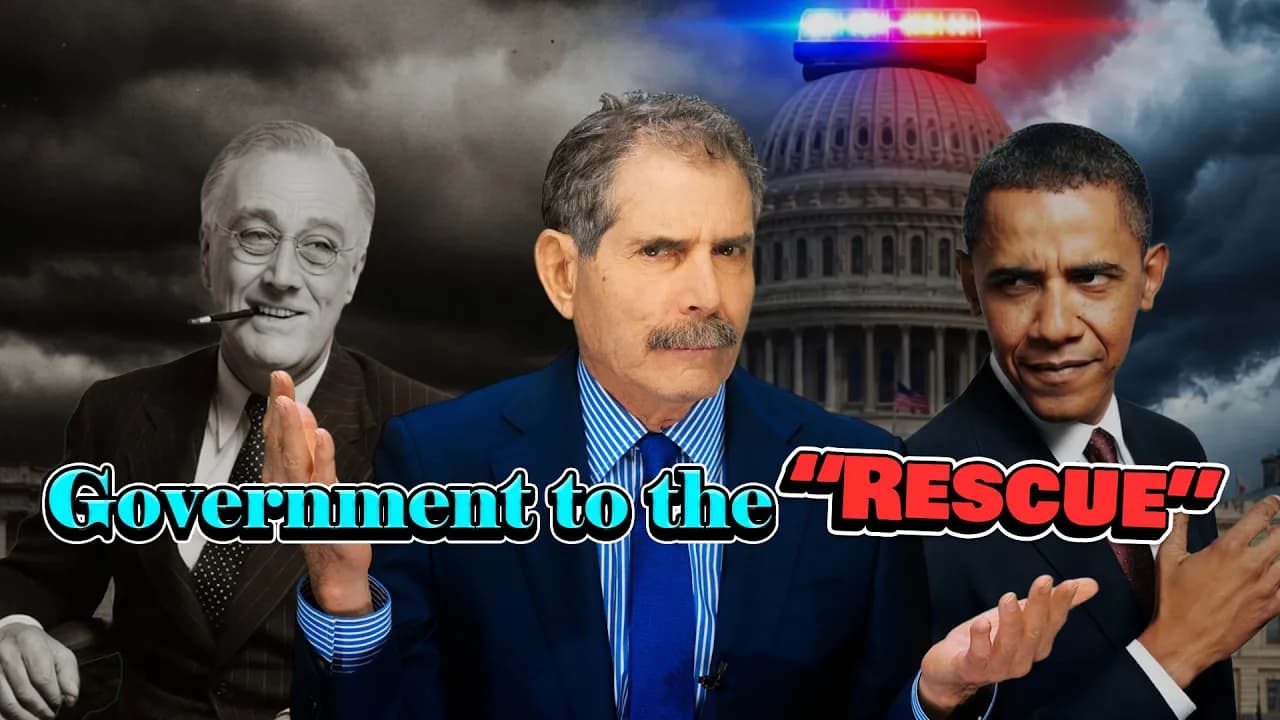 FDR to Obama: How Dumb Government Actions Made the Great Depression and Recession Worse — John Stossel on Odysee cover