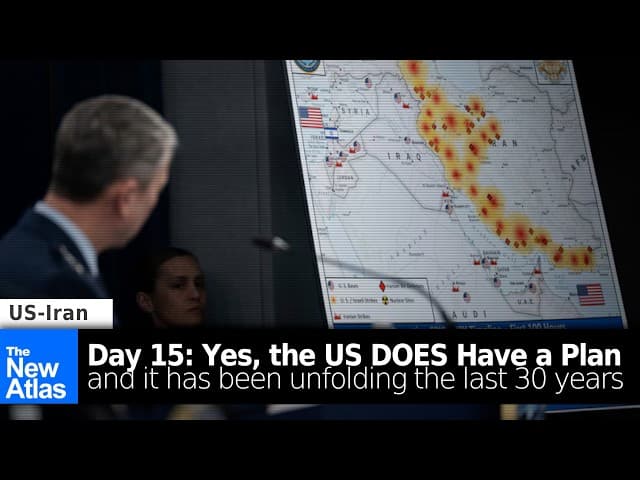 Day 15: Yes, the US DOES Have a Plan - Spanning Decades with Implications Far Beyond Iran - The New Atlas (previously Land Destroyer) on Odysee cover