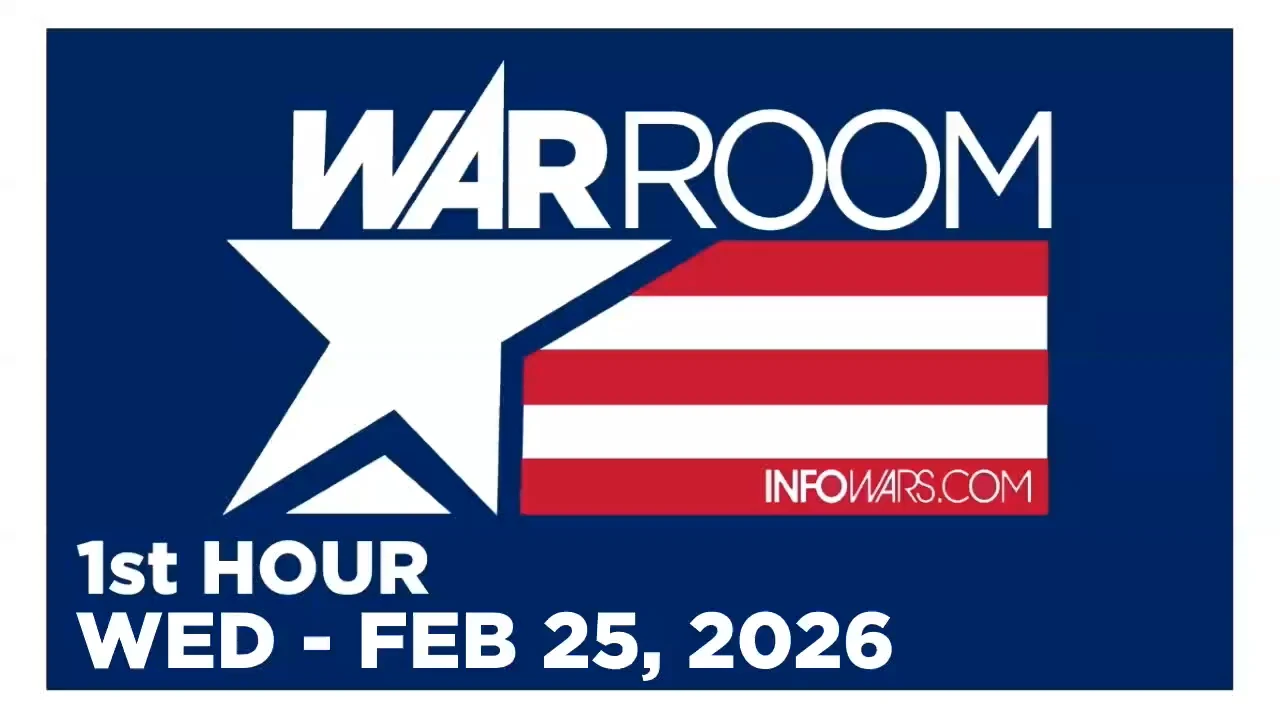 WAR ROOM [1 of 3] Wednesday 2/25/26 • TRUMP SHINES DURING SOTU ADDRESS, News, Reports & Analysis • Infowars - Alex Jones and Infowars Shows Commercial Free - RonGibsonChannel on Odysee cover