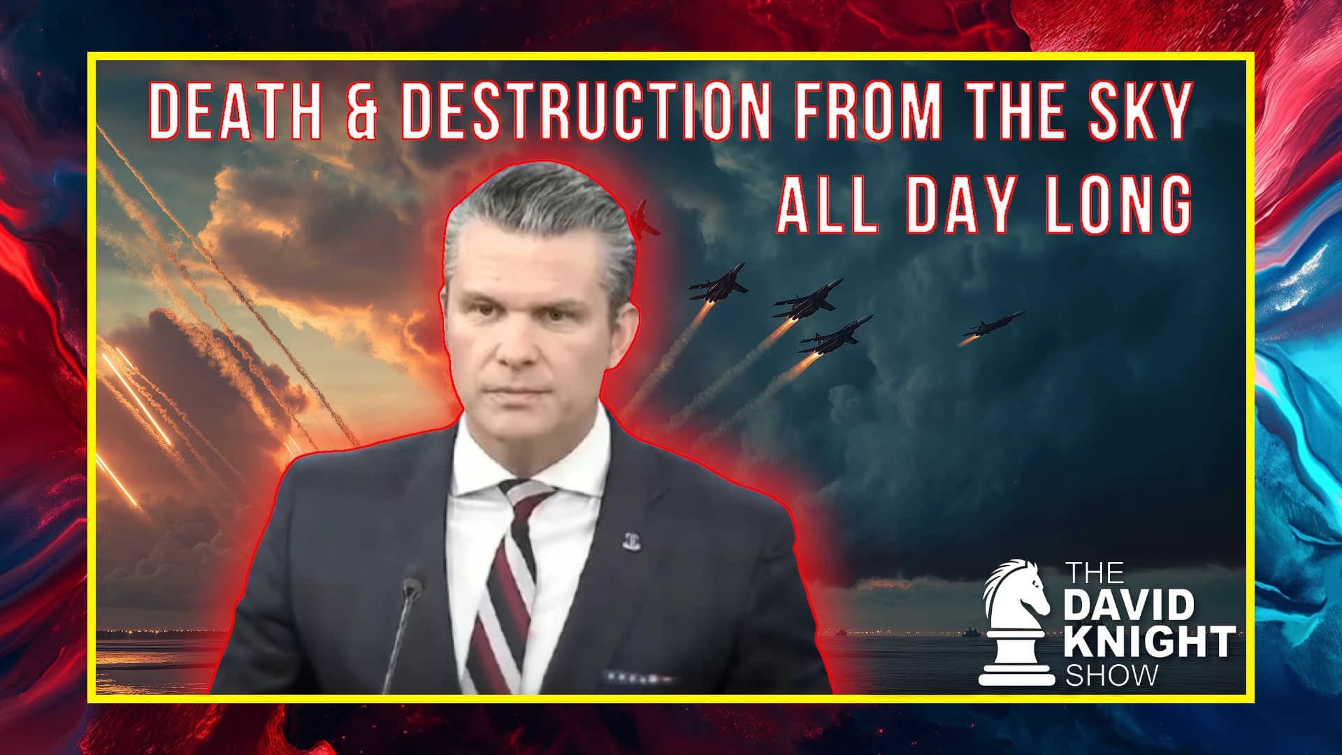 Pete Hegseth’s Vision: War Without Limits or Mercy - The David Knight Show on Odysee cover