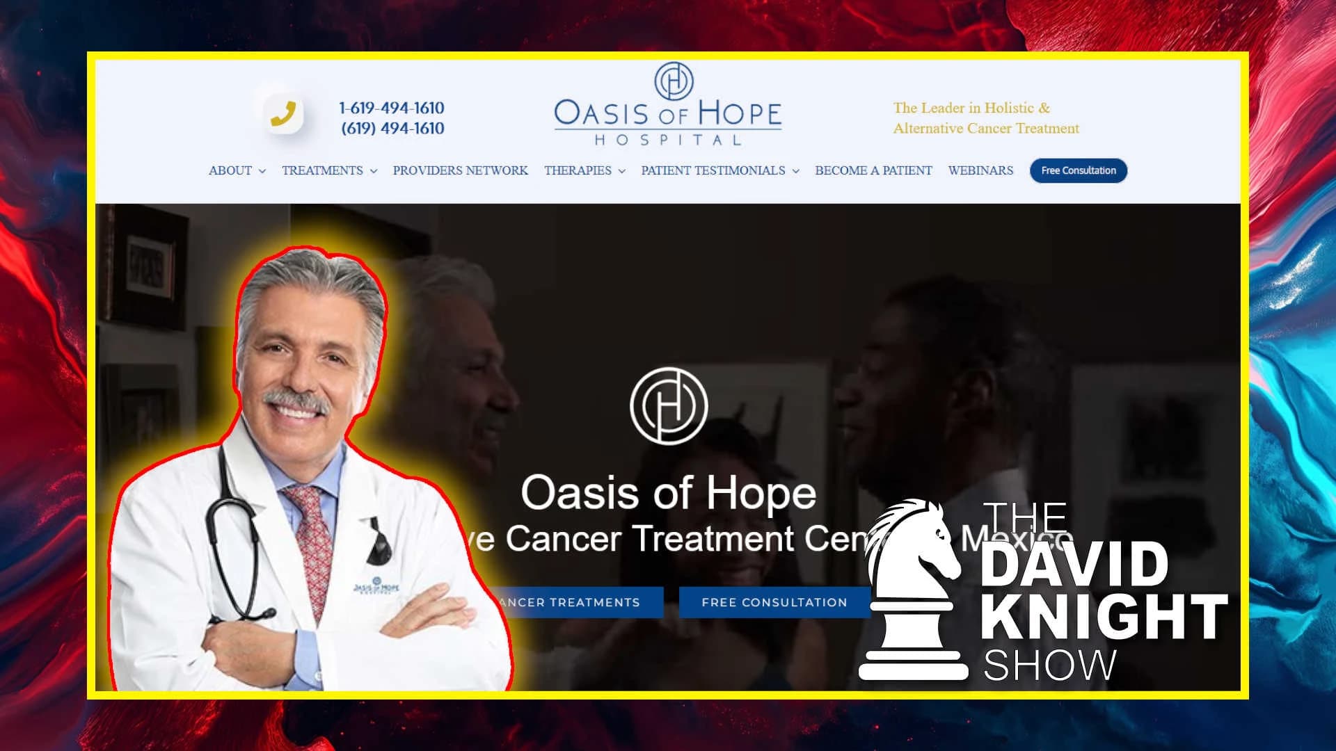 Interview: The Cancer Industry vs Natural Medicine - The David Knight Show on Odysee cover