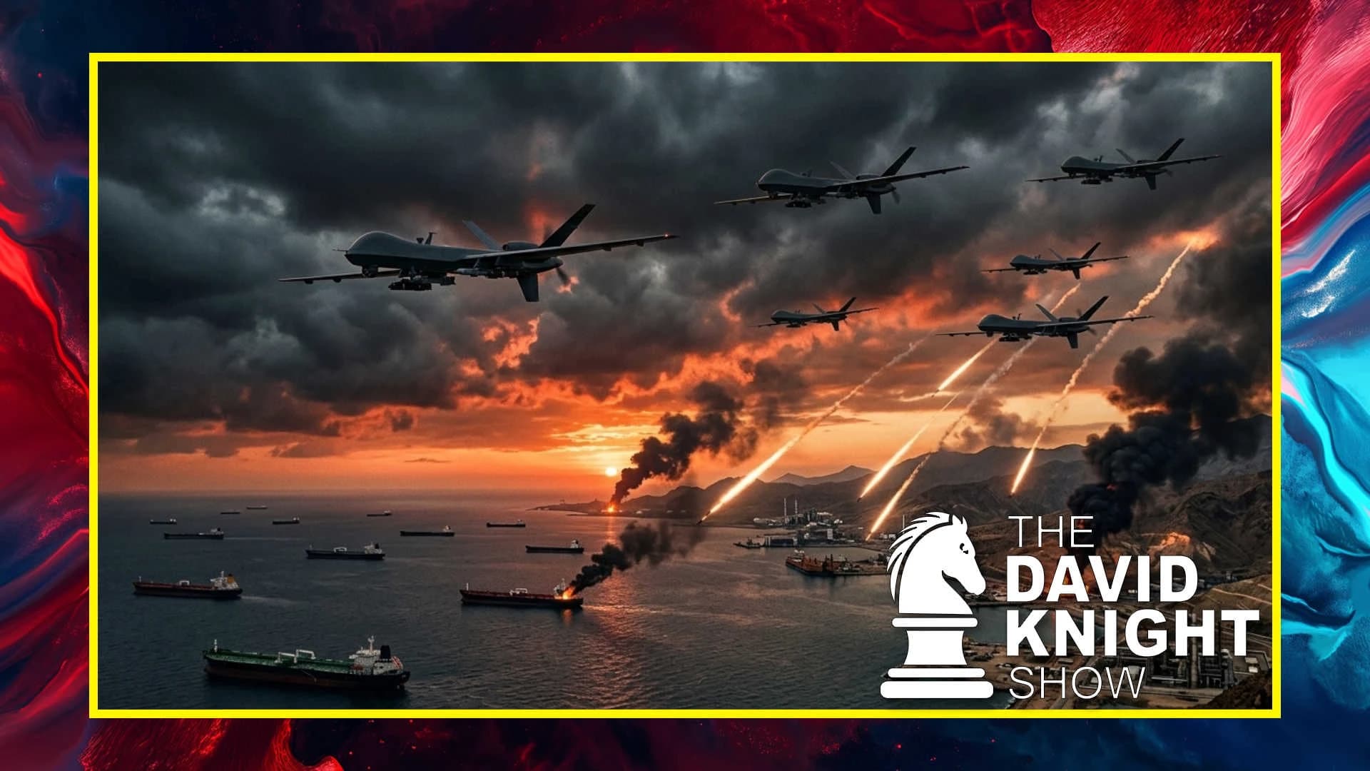 Tue Episode #2218: Iran War Escalation: The AI Weapons Race - The David Knight Show on Odysee cover