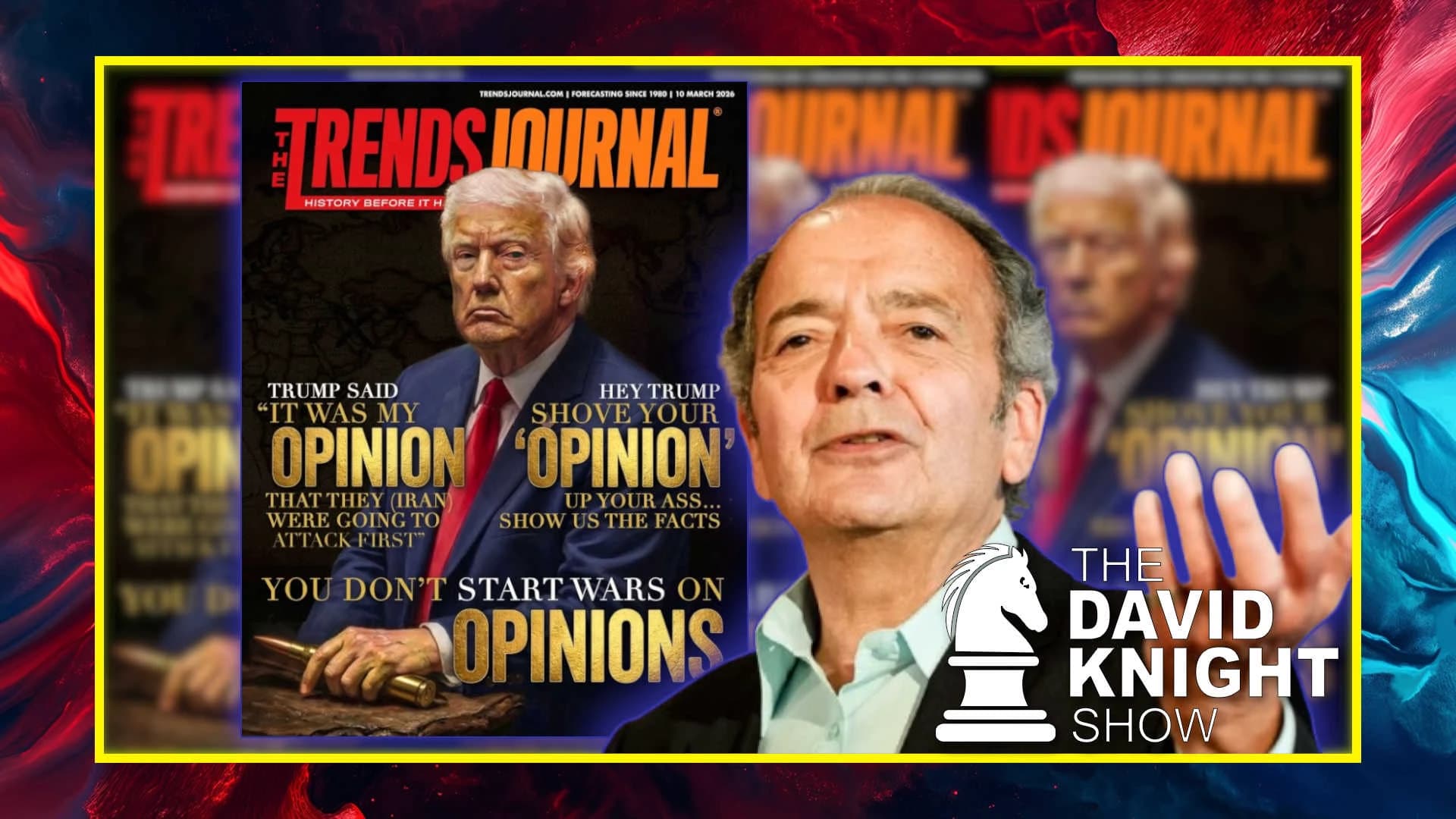 Interview: Gerald Celente: Iran War, Markets, and the Approaching Crash - The David Knight Show on Odysee cover