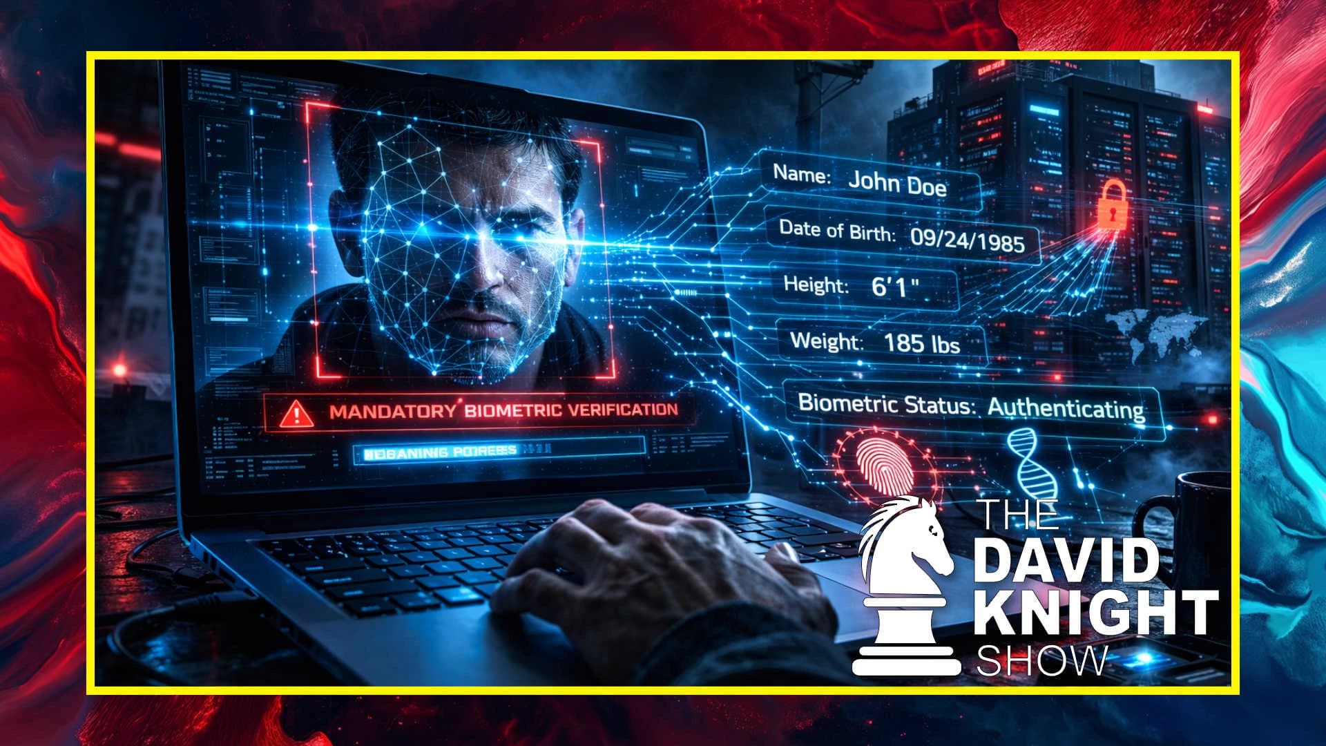 Tue Episode #2208: Mandatory Digital ID Ends Internet Anonymity - The David Knight Show on Odysee cover