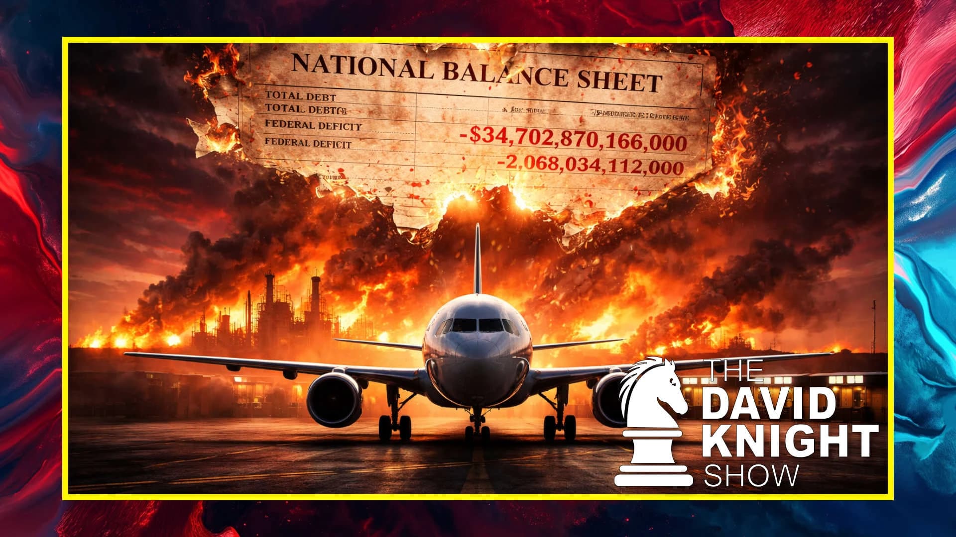 Thu Episode #2230: Jet Fuel Doubled in Three Weeks — Airlines Can't Survive This - The David Knight Show on Odysee cover