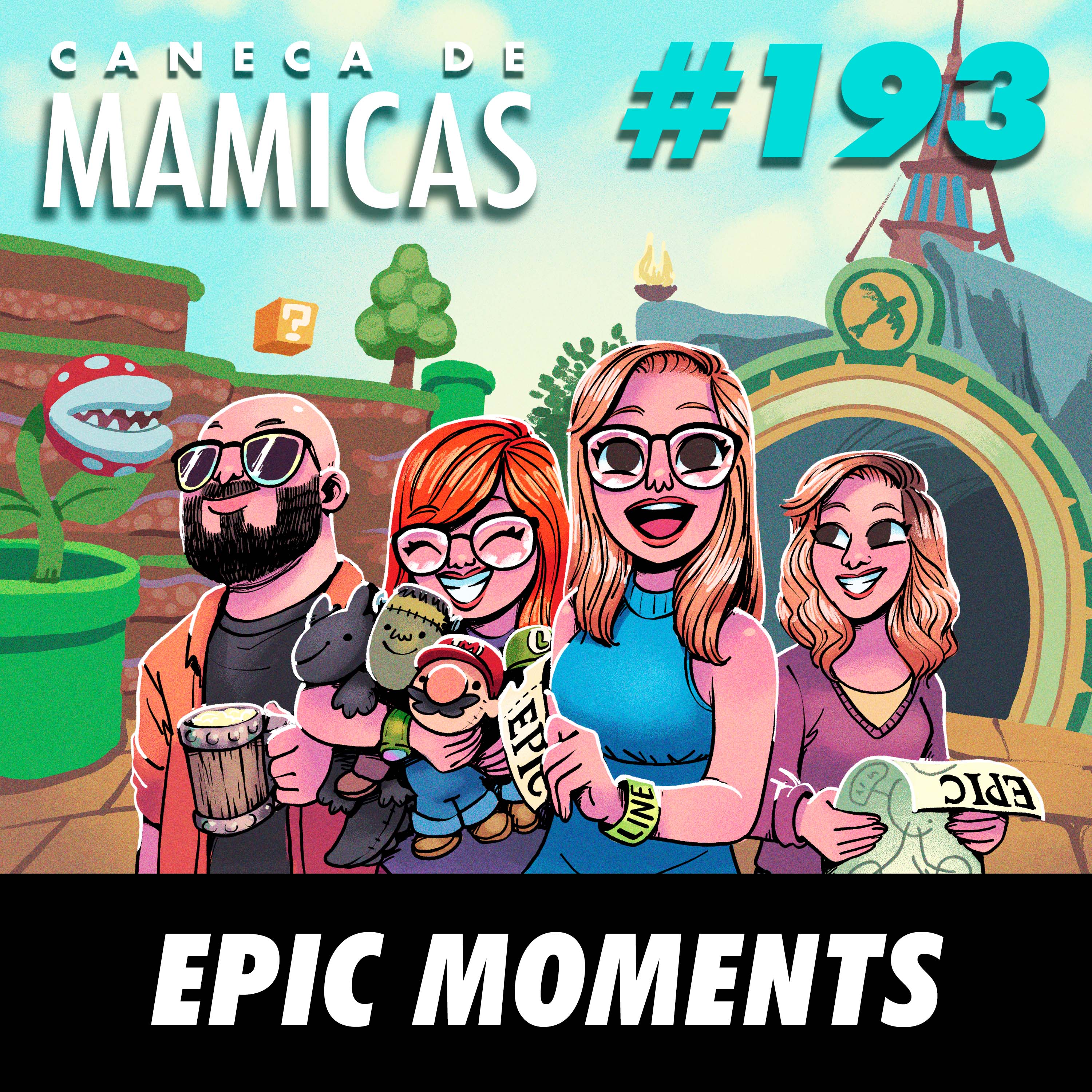 Caneca de Mamicas 193 - Epic Moments - NerdCast cover