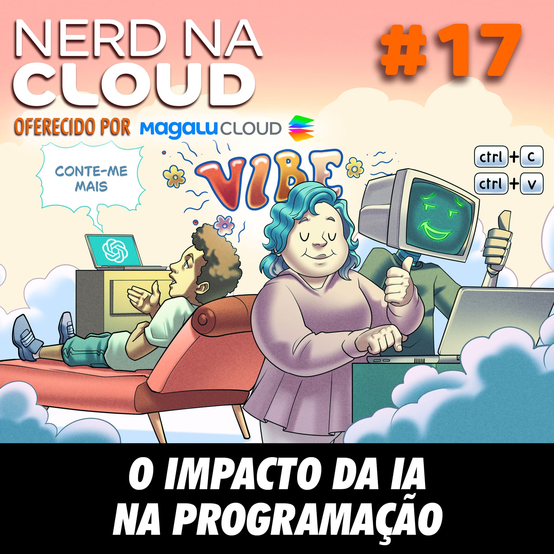 Nerd na Cloud 17 - O impacto da IA na programação - NerdCast cover