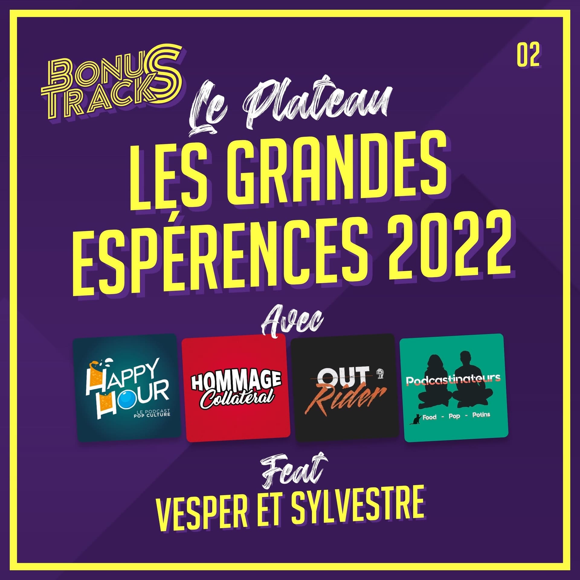 Le Plateau 02 – Les grandes espérances 2022 feat. Vesper & Sylvestre - Bonus Tracks cover