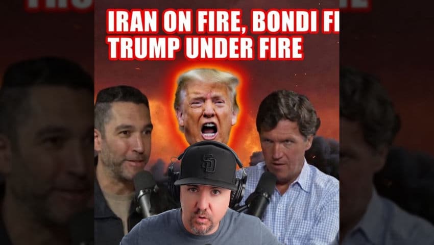 Iran on Fire, Bondi Fired , Trump Under Fire as Israel Assassinates Negotiators AGAIN - Liberty Lockdown cover