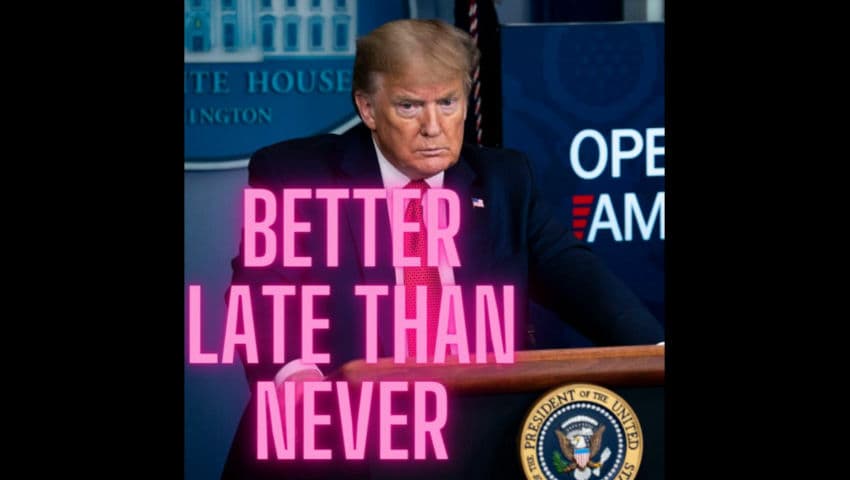 Ep 303 Trump comes out in fierce opposition to lockdowns...in 2023 - Liberty Lockdown cover