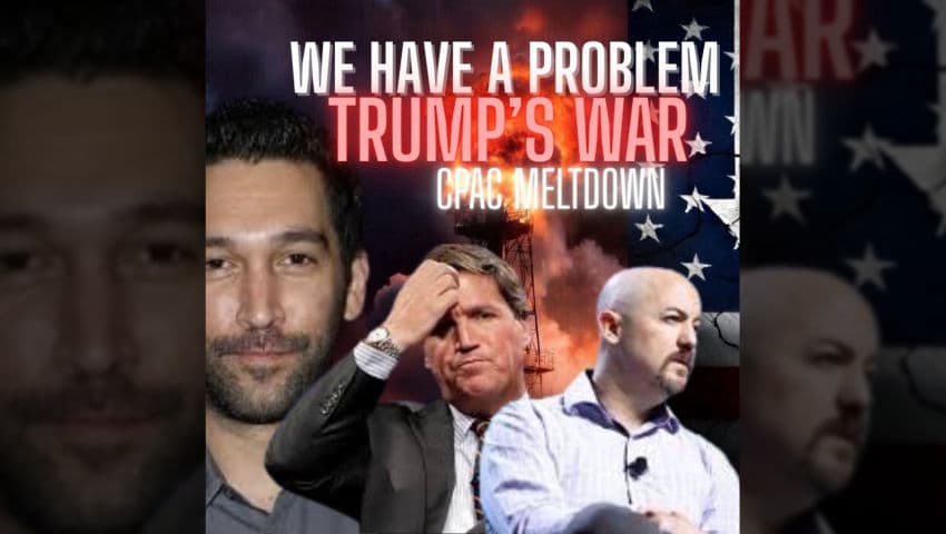 CPAC DISASTER | Trump's War Broke MAGA: Tucker, Dave Smith & The Real America First - Liberty Lockdown cover