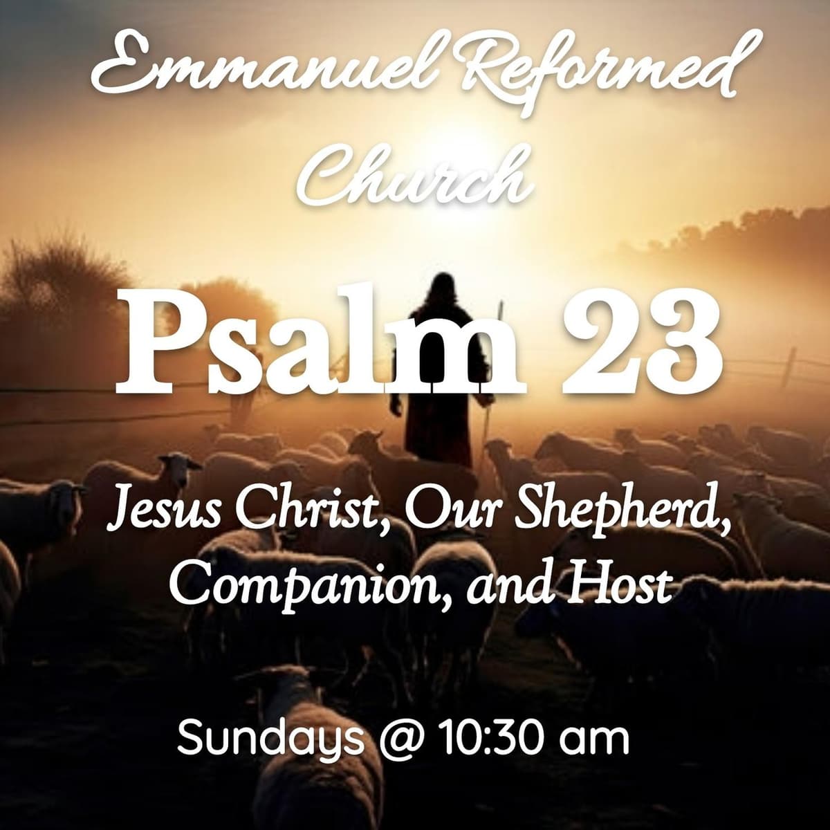 Jesus Christ, Our Shepherd - Psalm 23 cover