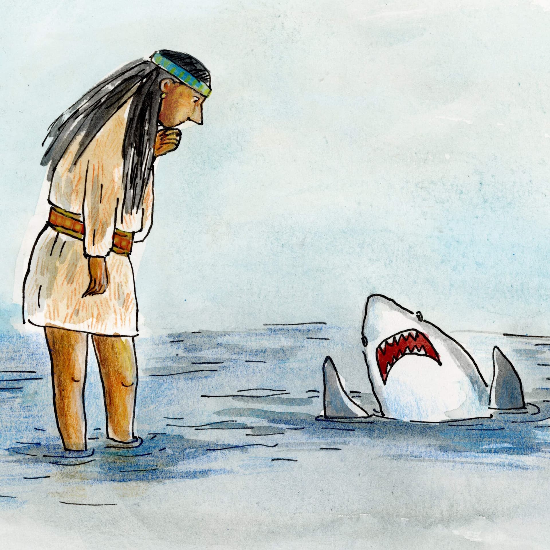 Maushop and the Shark - Circle Round cover