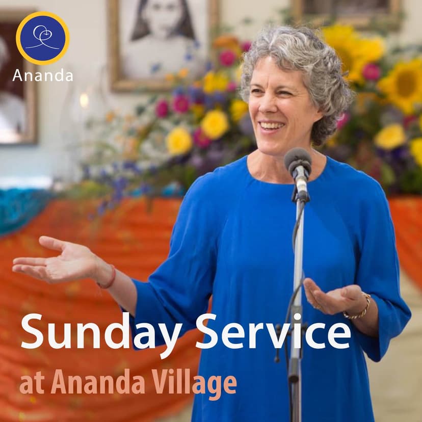 Sunday Service at Ananda Village cover
