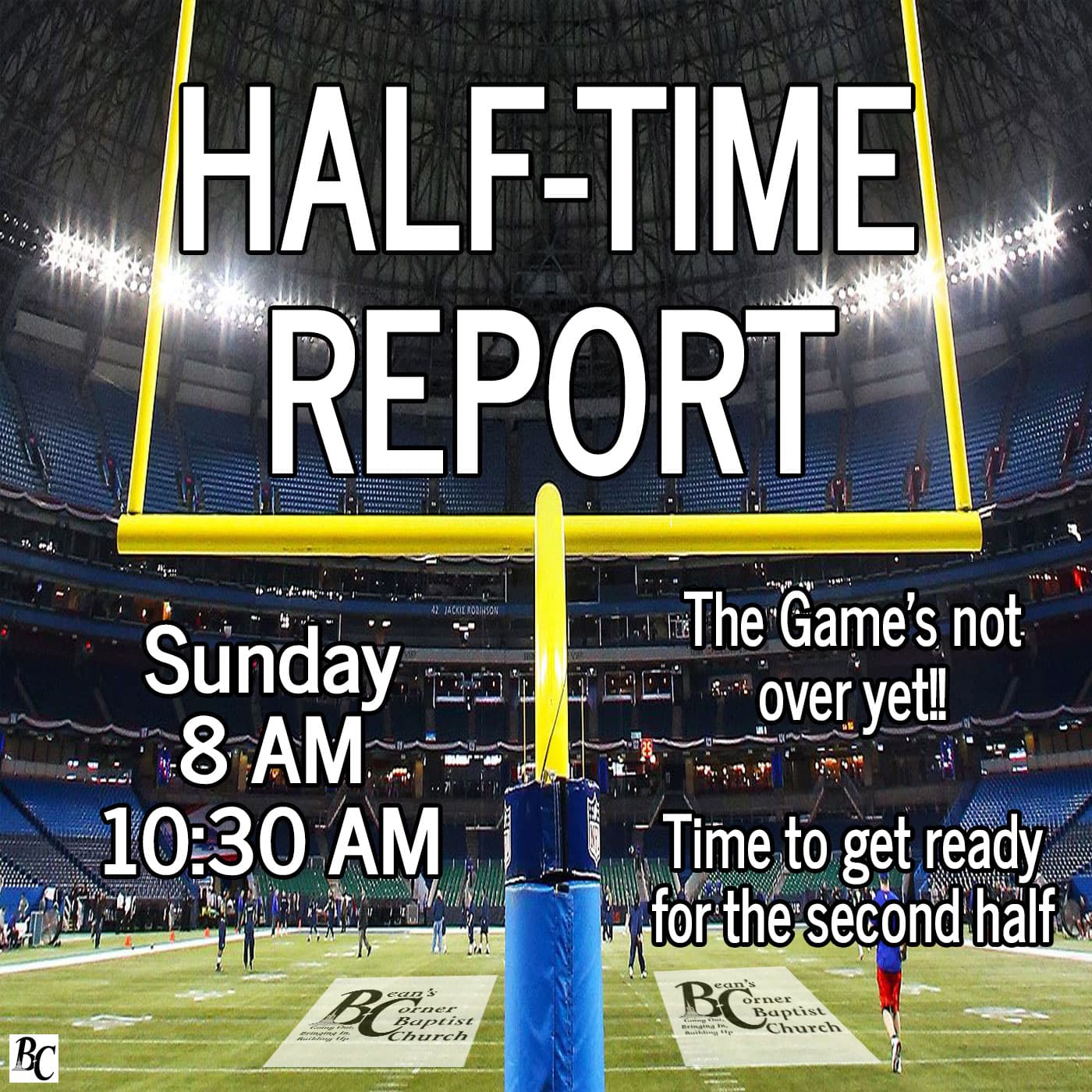 Half-Time Report - Bean's Corner Baptist Church cover