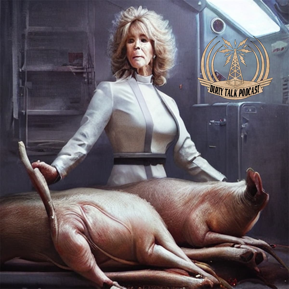 Butchering Pigs With Jane Fonda On The Way To Mars- Ep 224 - Dirty Talk Podcast cover