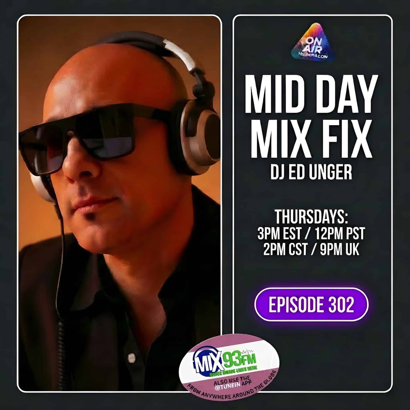 302 MID DAY MIX FIX - Ed Unger Mid Day Mix Fix cover