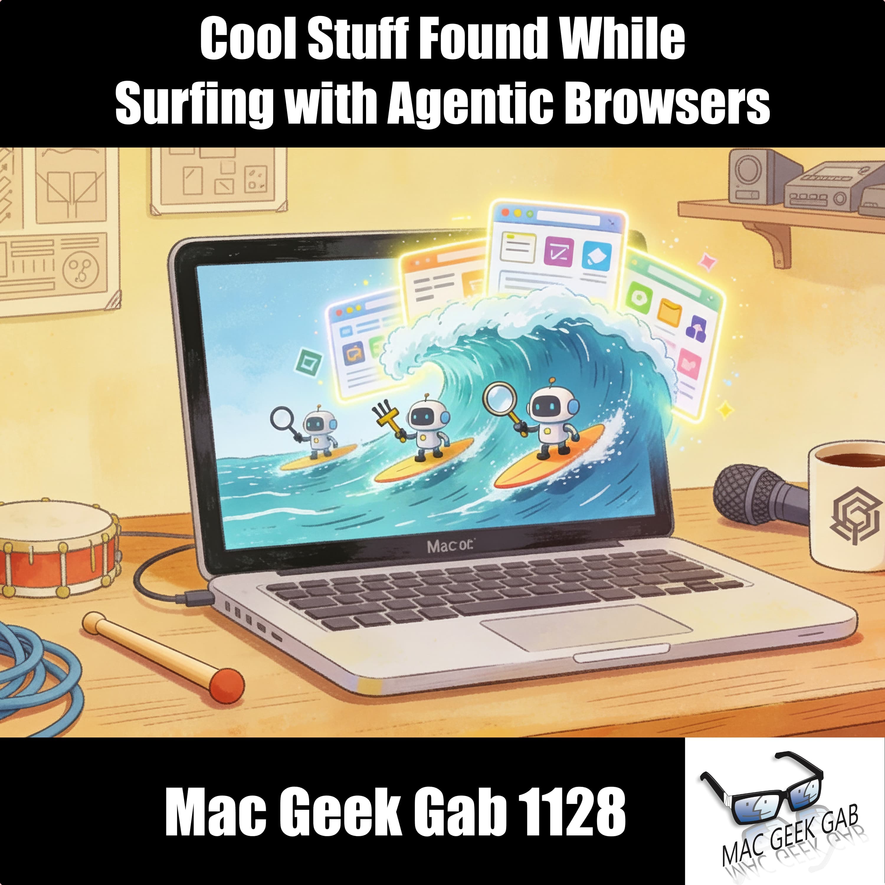 Cool Stuff Found While Surfing with Agentic Browsers - Mac Geek Gab — Apple Tips, Tricks, and Troubleshooting cover