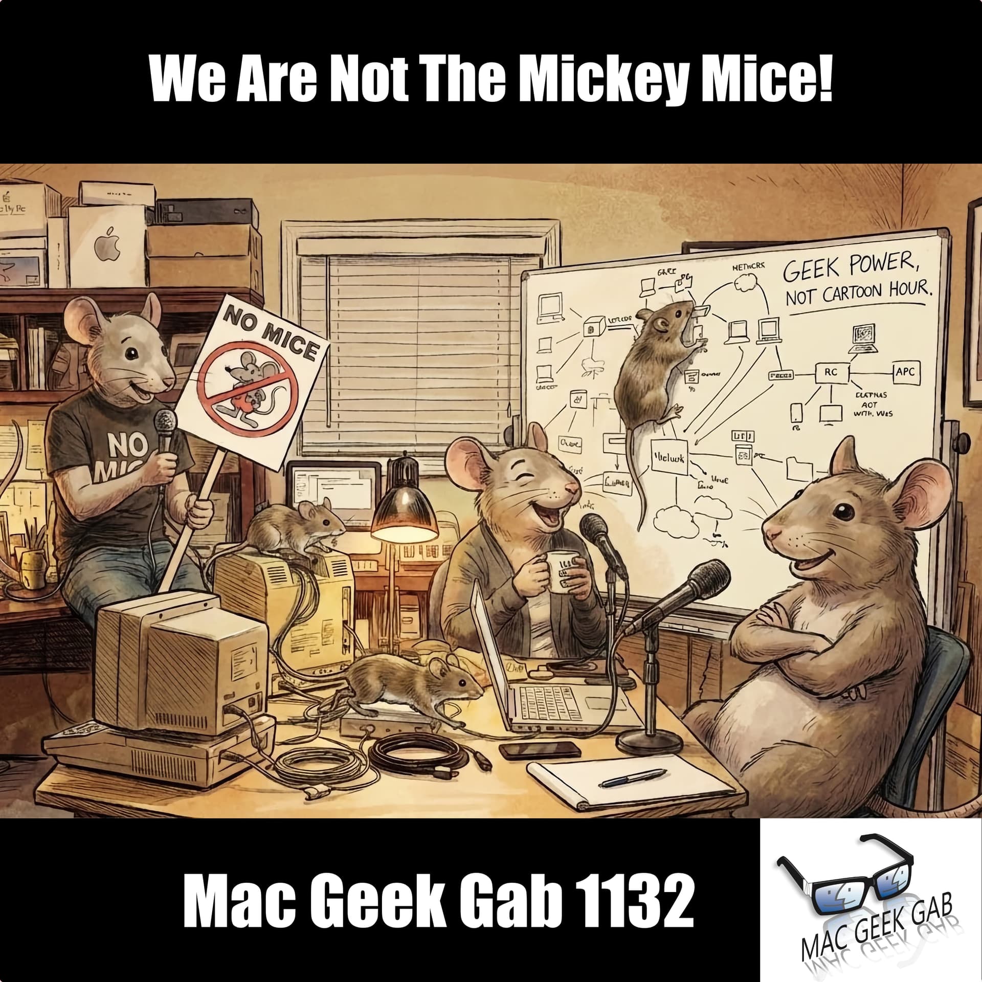 We Are Not The Mickey Mice! - Mac Geek Gab — Apple Tips, Tricks, and Troubleshooting cover
