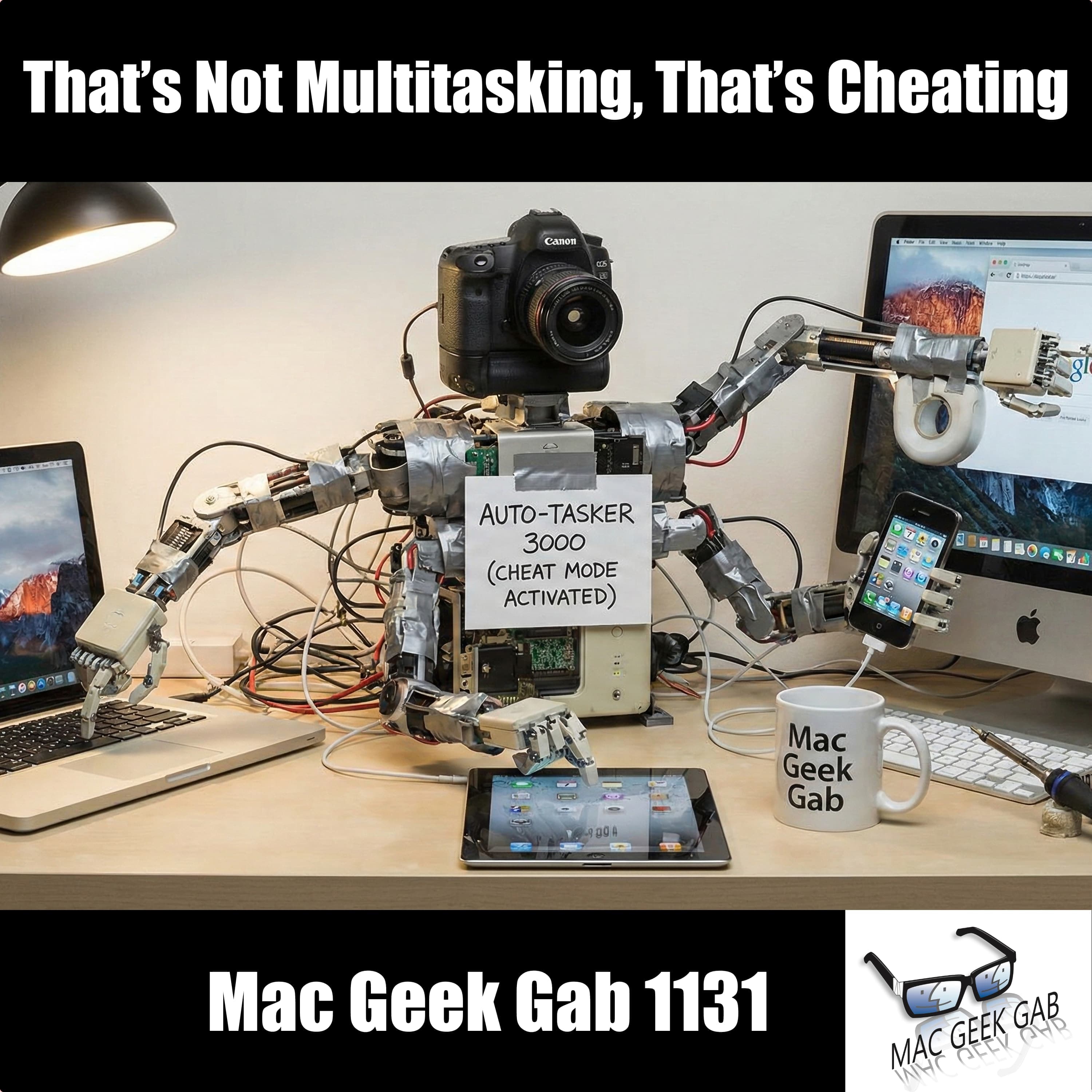 That’s Not Multitasking, That’s Cheating - Mac Geek Gab — Apple Tips, Tricks, and Troubleshooting cover