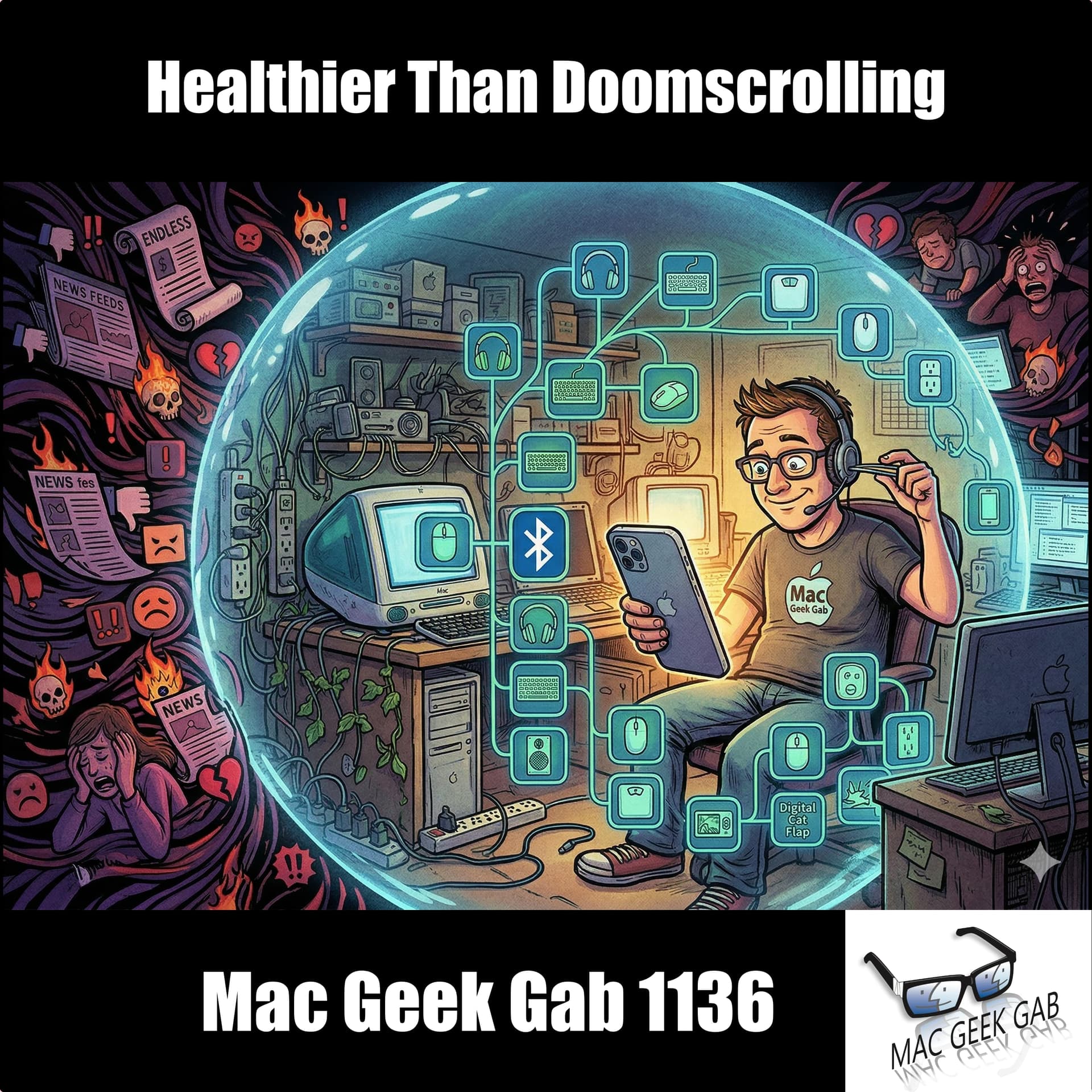 Healthier Than Doomscrolling - Mac Geek Gab — Apple Tips, Tricks, and Troubleshooting cover