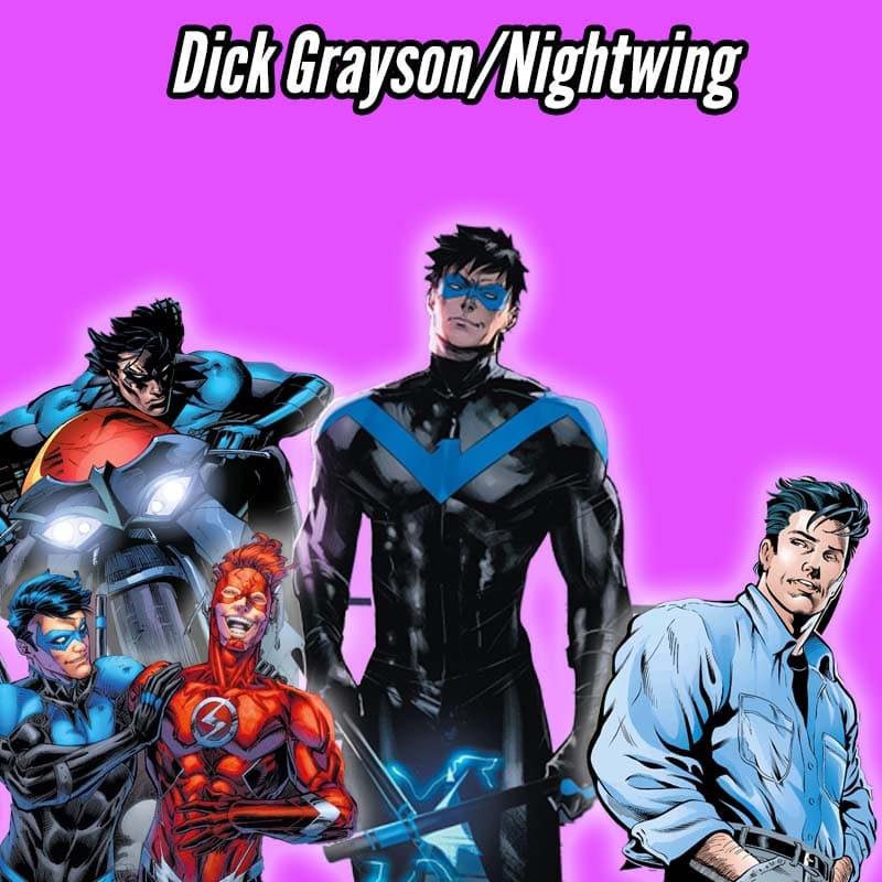 Dick Grayson/Nightwing - Character Corner - A Podcast on Your favorite Comic Book Characters cover