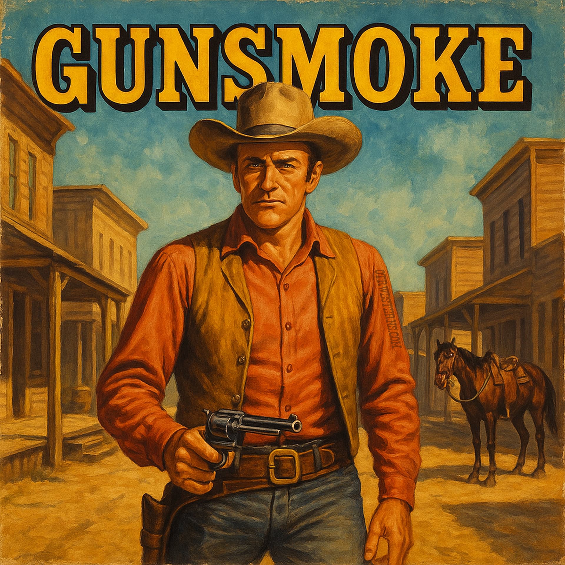 Snakebite | Gunsmoke (08-12-56) - Gunsmoke | OTRWesterns.com cover