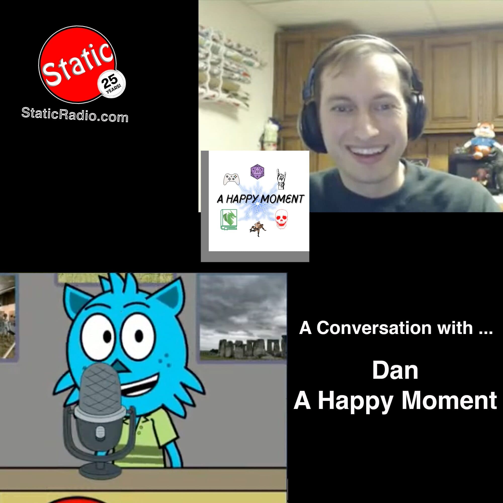 A Conversation with Dan from A Happy Moment - Static Radio cover