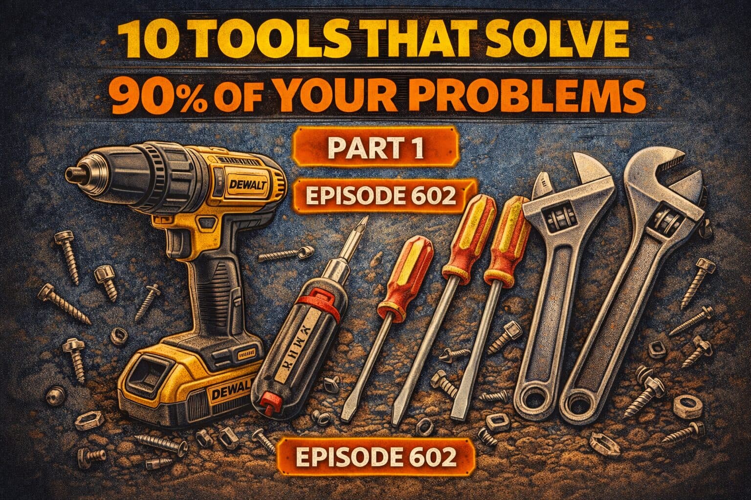 10 Tools That Solve 90% of Your Problems (Part 1) | Episode 602 - The Survival Punk Podcast cover