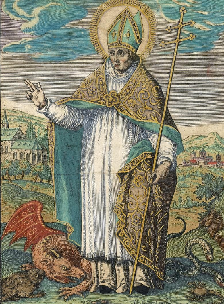 Saint Patrick Charms the Snakes - The Catholic Thing cover