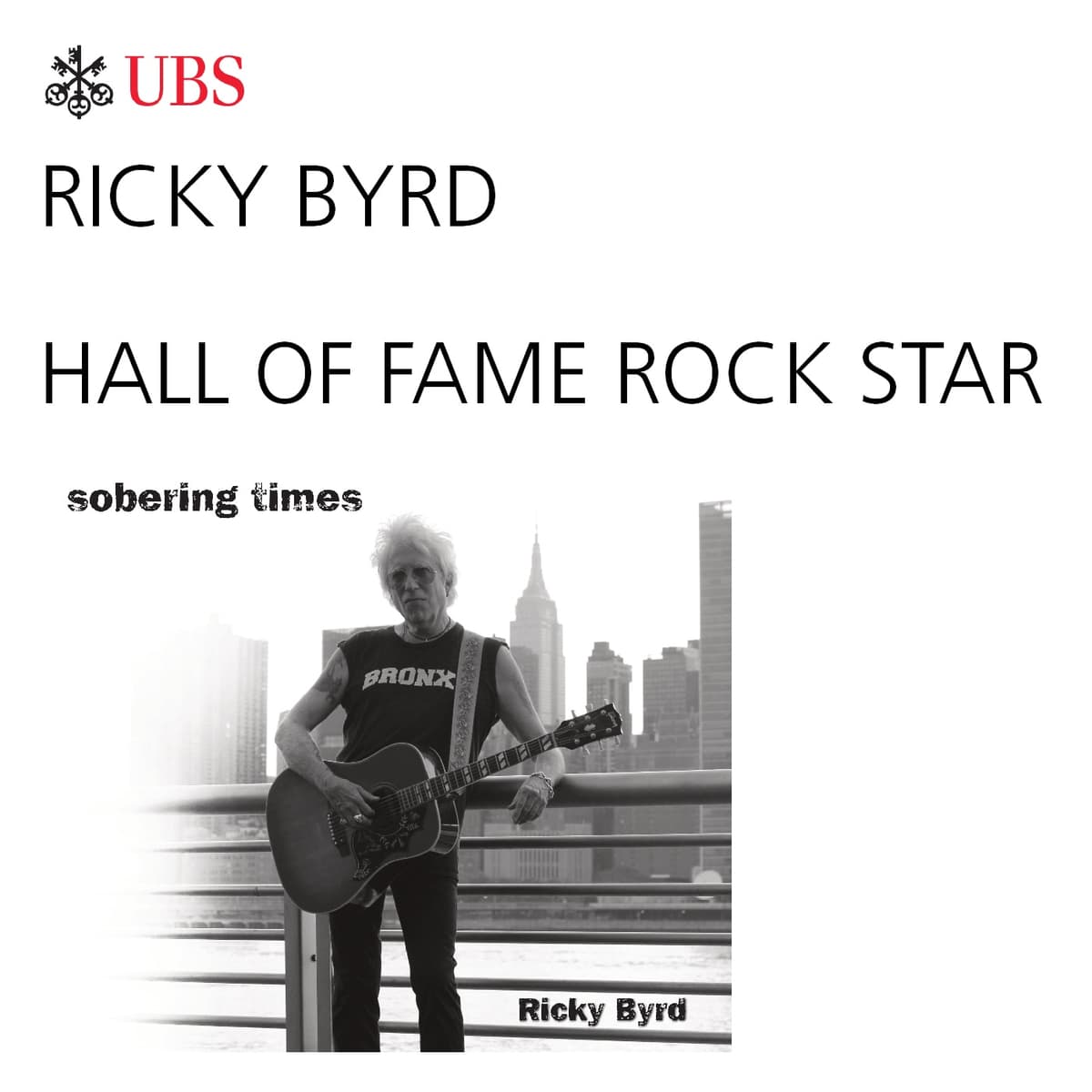 Rock Hall of Famer Ricky Byrd - "Sobering TImes" - Financially Speaking with Mitch Slater cover