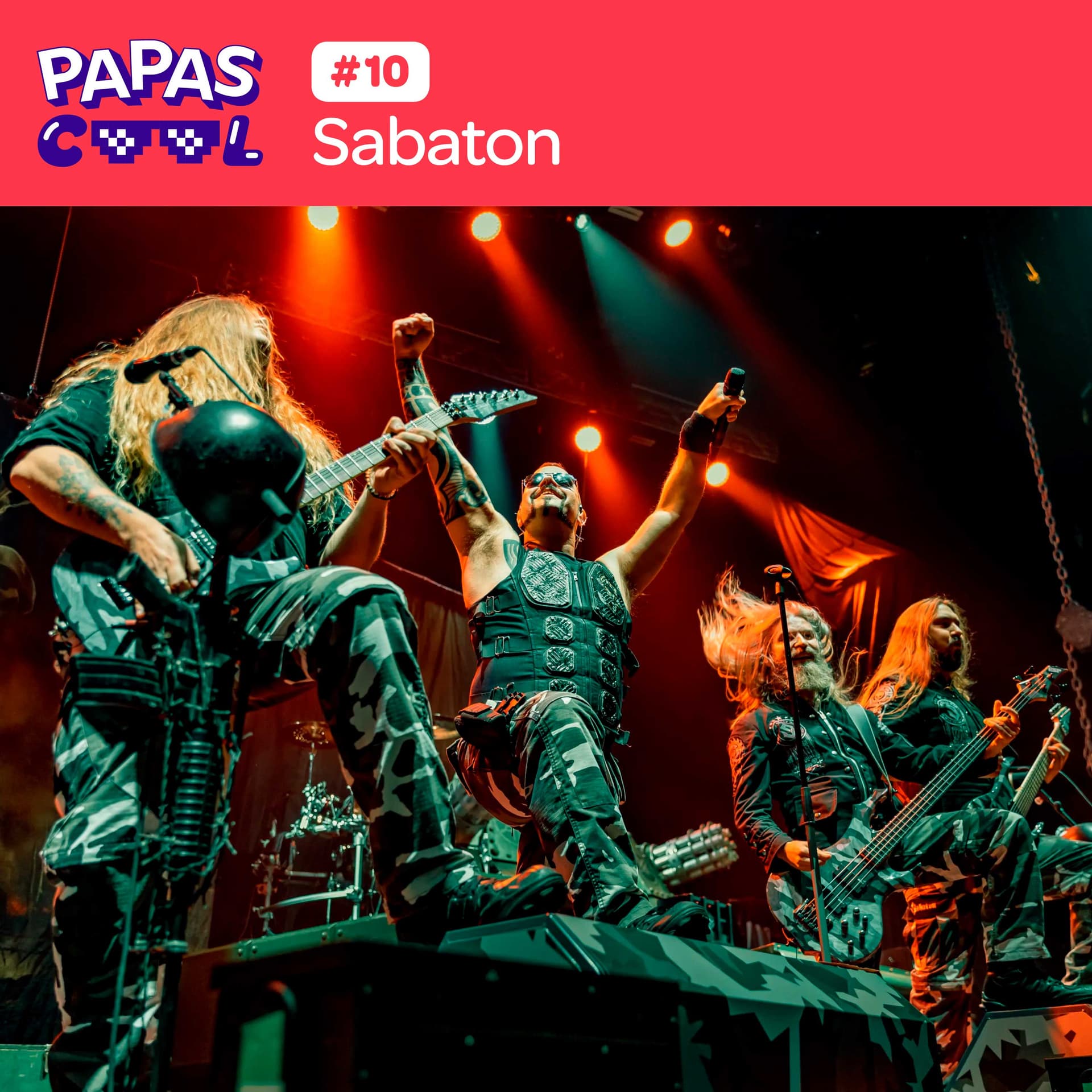  10 - Sabaton  - Papas Cool cover
