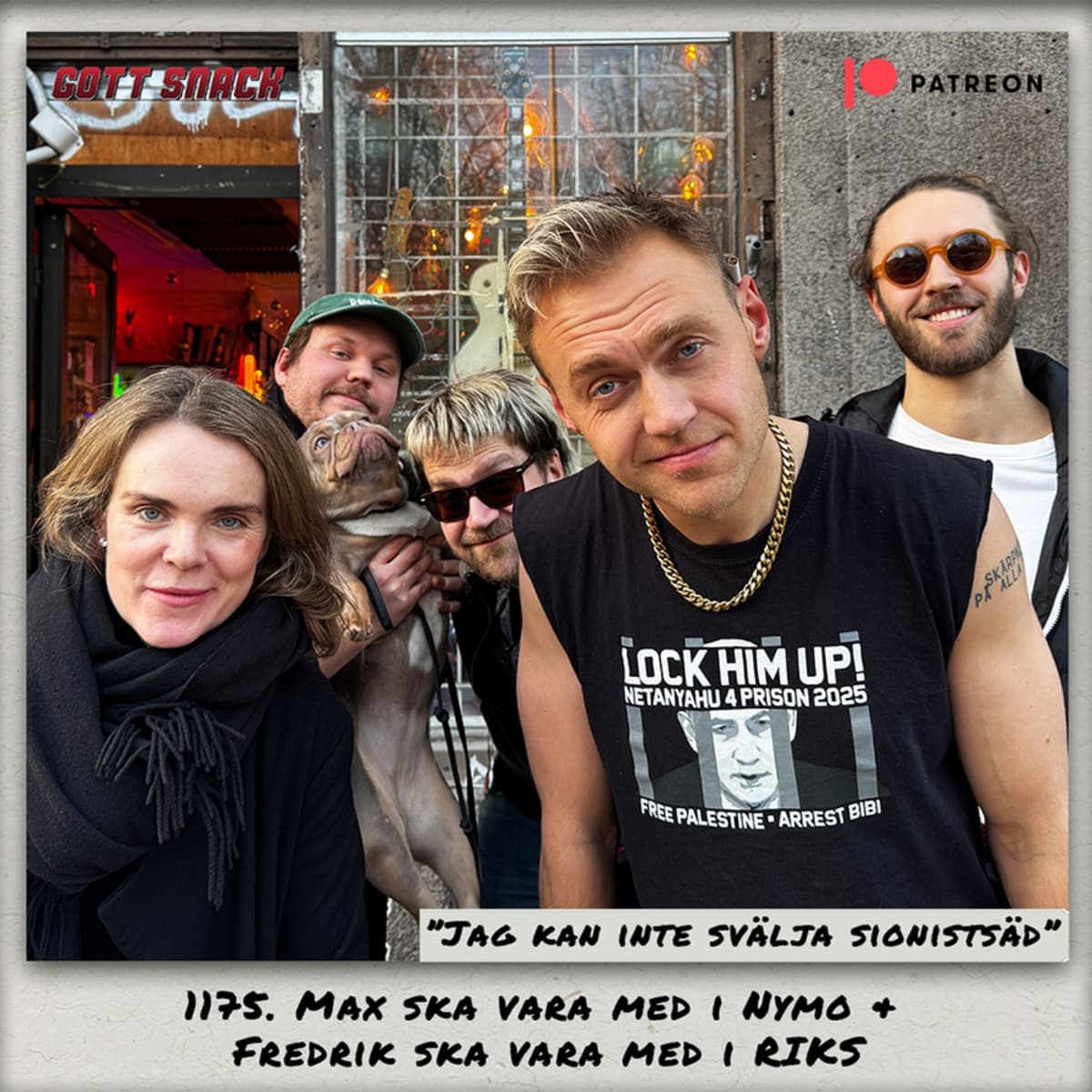 1175. DEL 2: Max ska vara med i Nymo & Fredrik ska vara med i RIKS - Gott Snack med Fredrik Söderholm cover