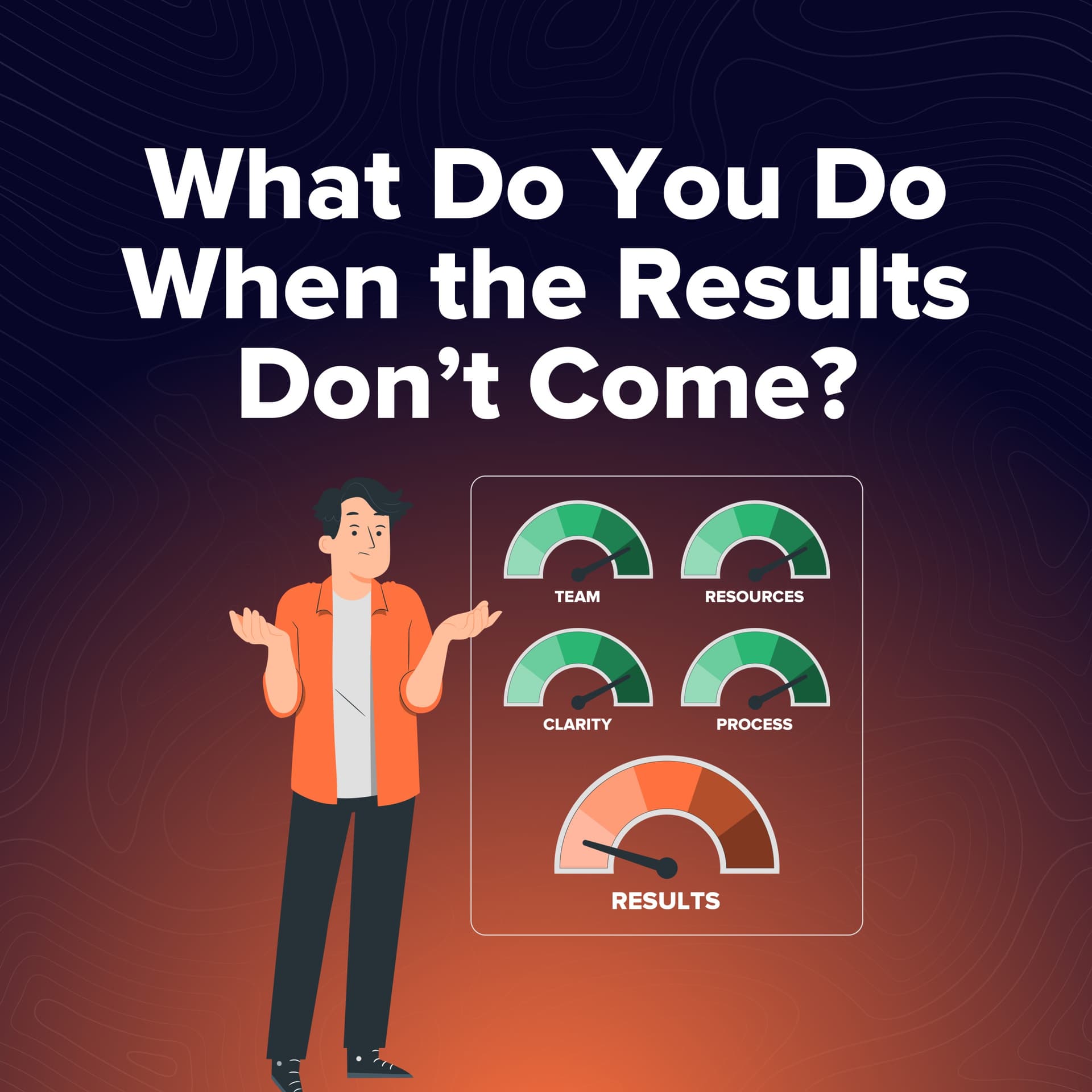What Do You Do When the Results Don't Come? - No Bullsh!t Leadership cover