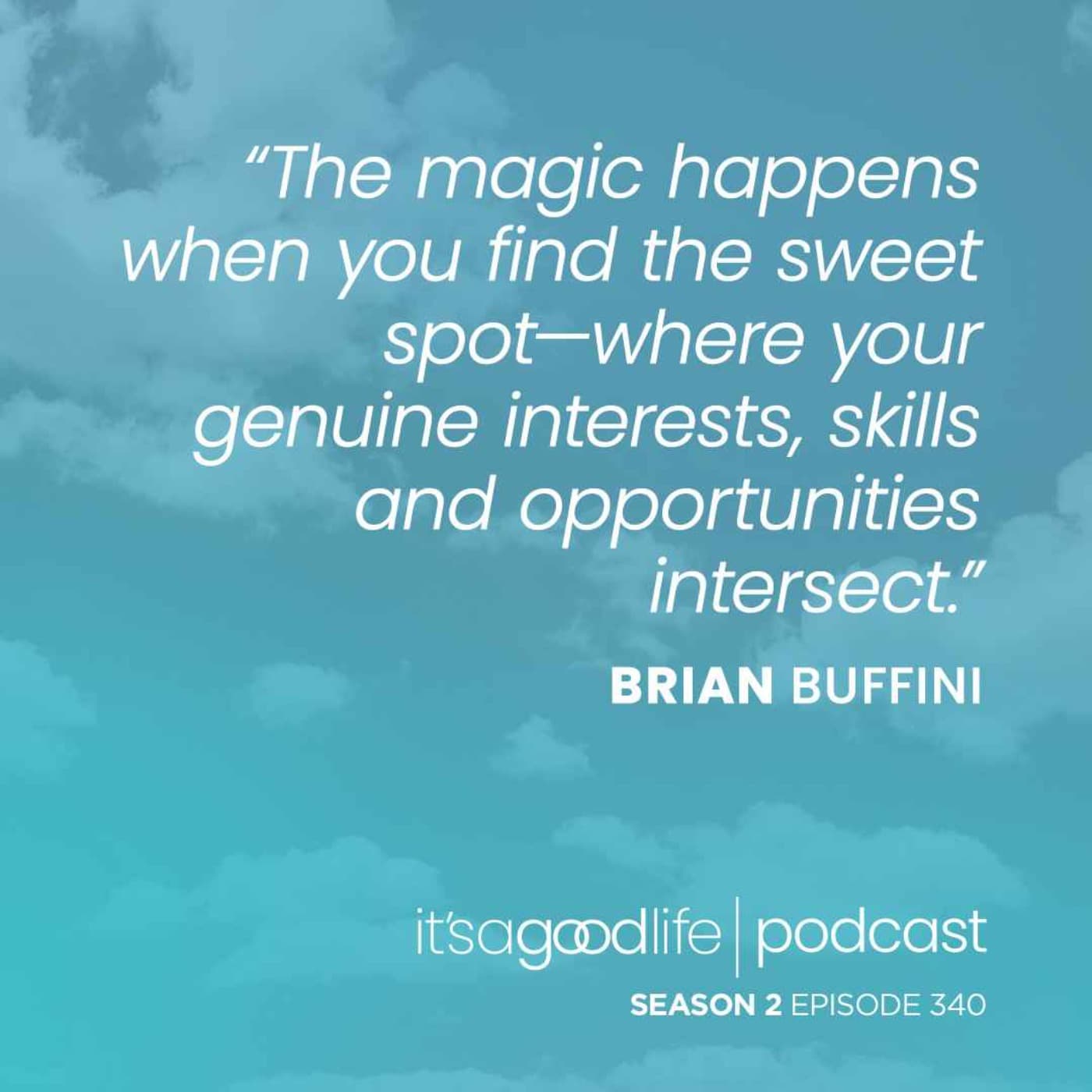 S2E340 How to Find Your Sweet Spot in Business - The Brian Buffini Show cover